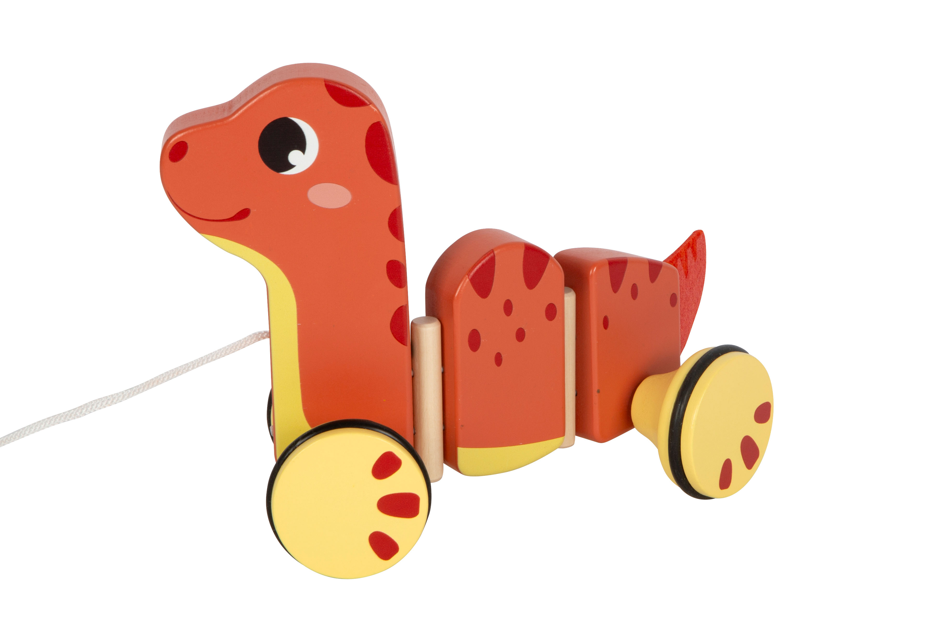 Dino mit Rollen zum Ziehen für Kleinkinder