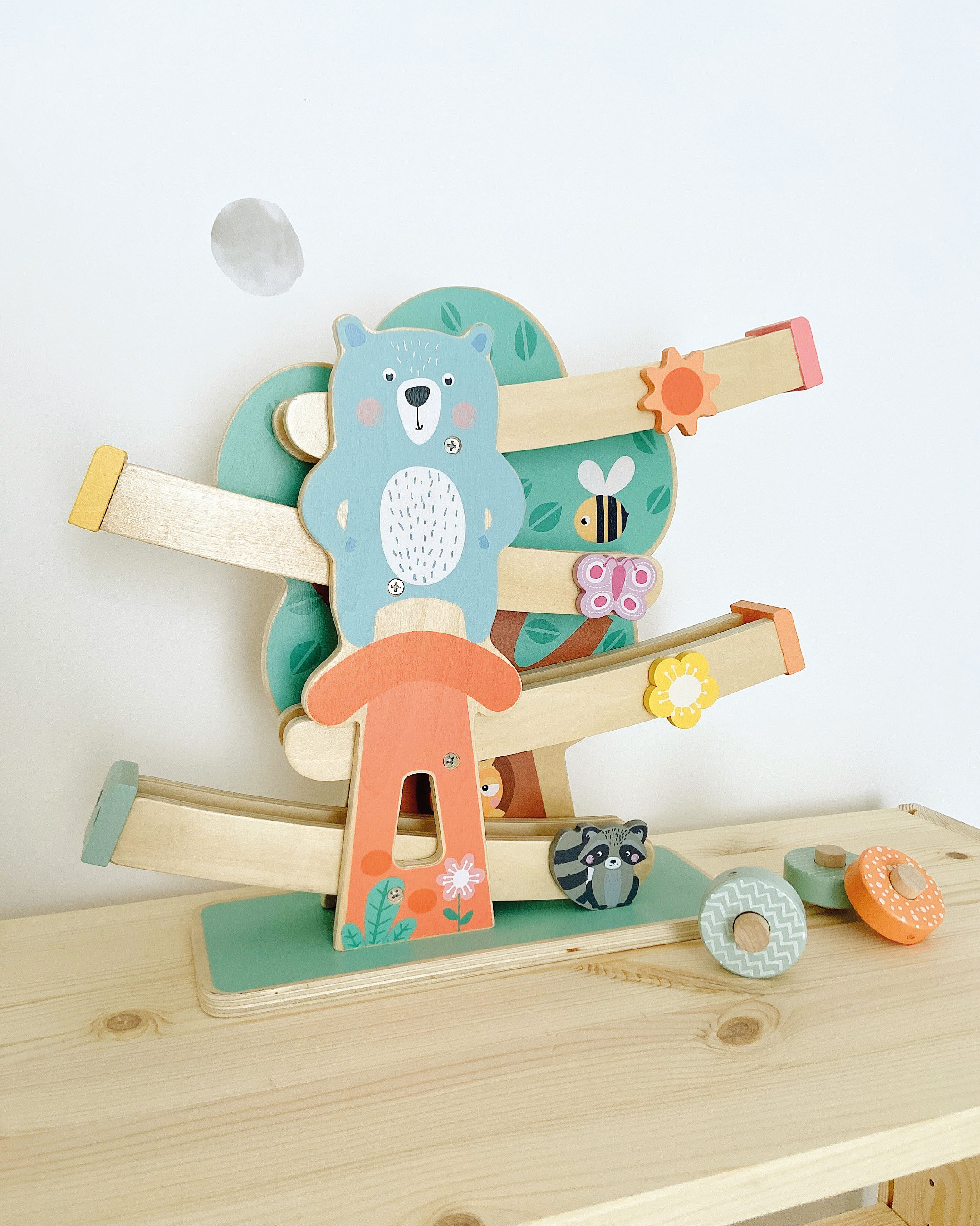 Kugelbahn Pastell für Kinder