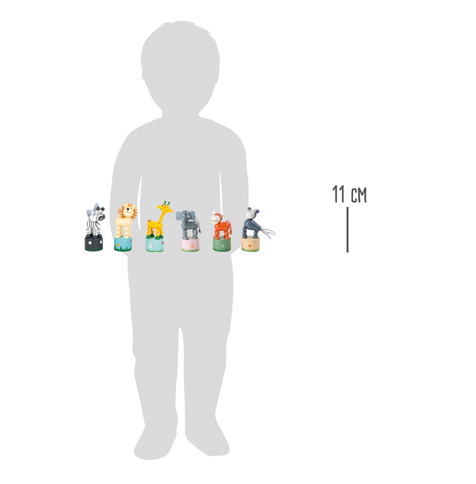 Drückfiguren "Afrika" für Kleinkinder