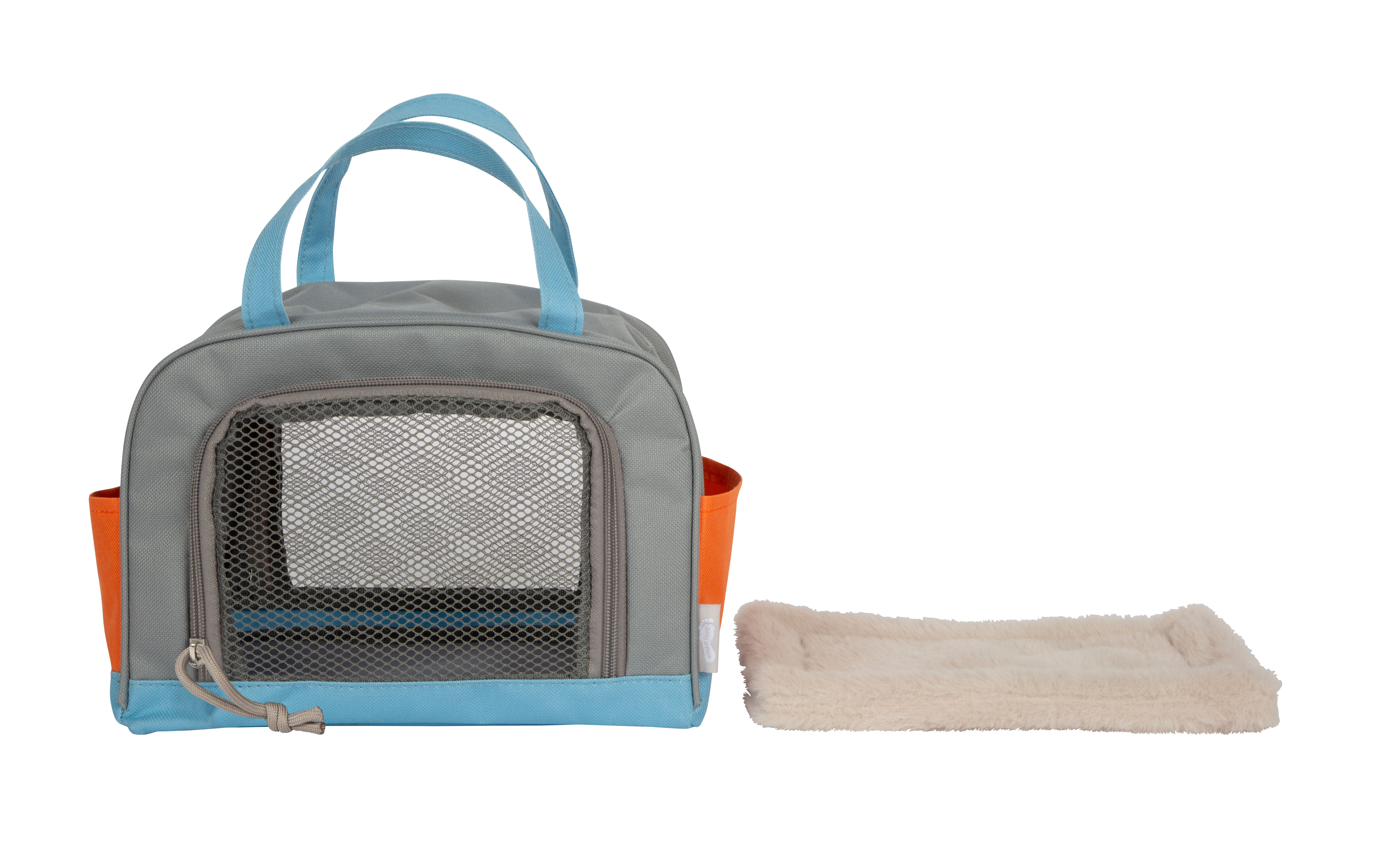 Katzen-Transporttasche mit Plüsch-Matte