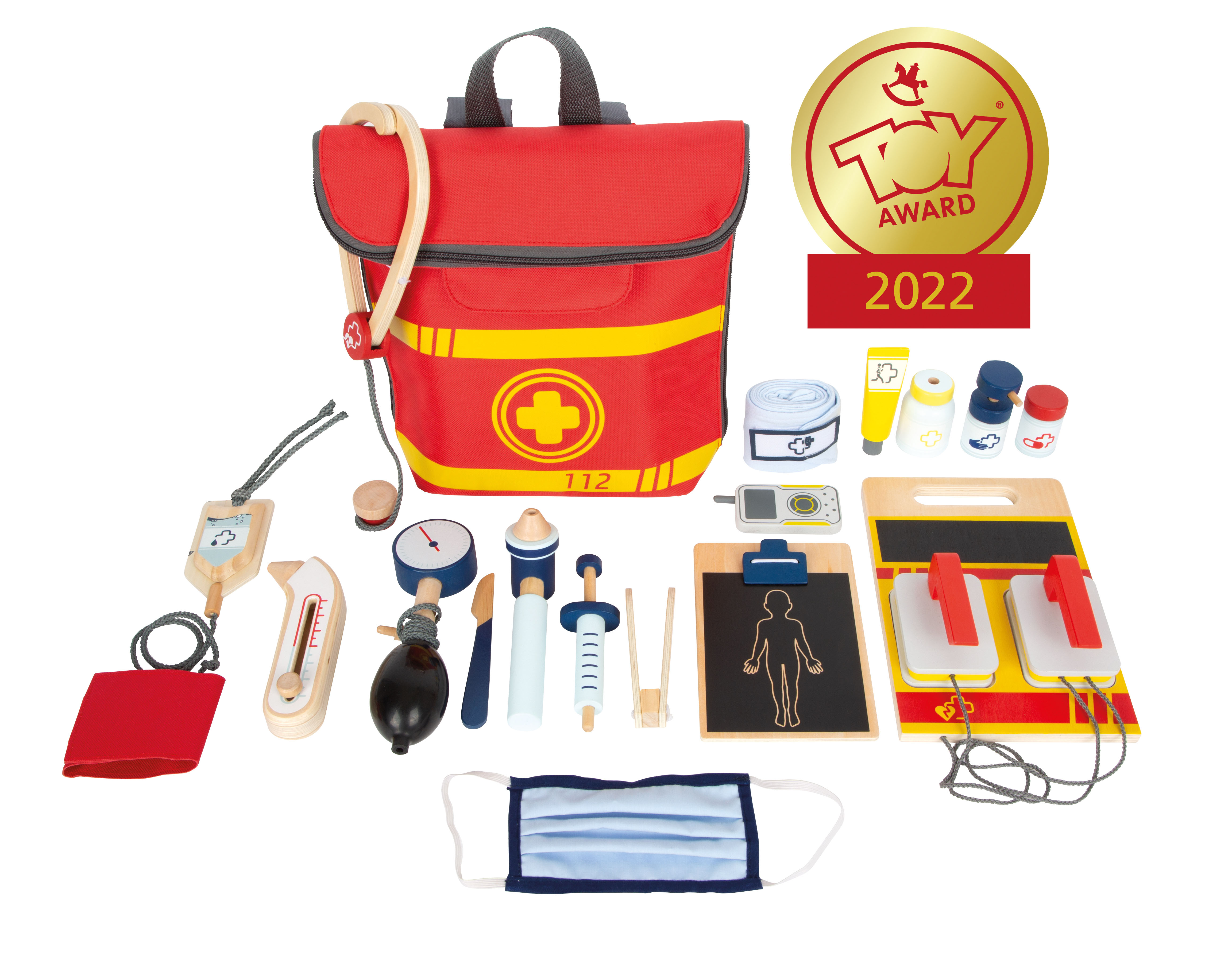 Notarzt-Rucksack ist ToyAward Gewinner 2022