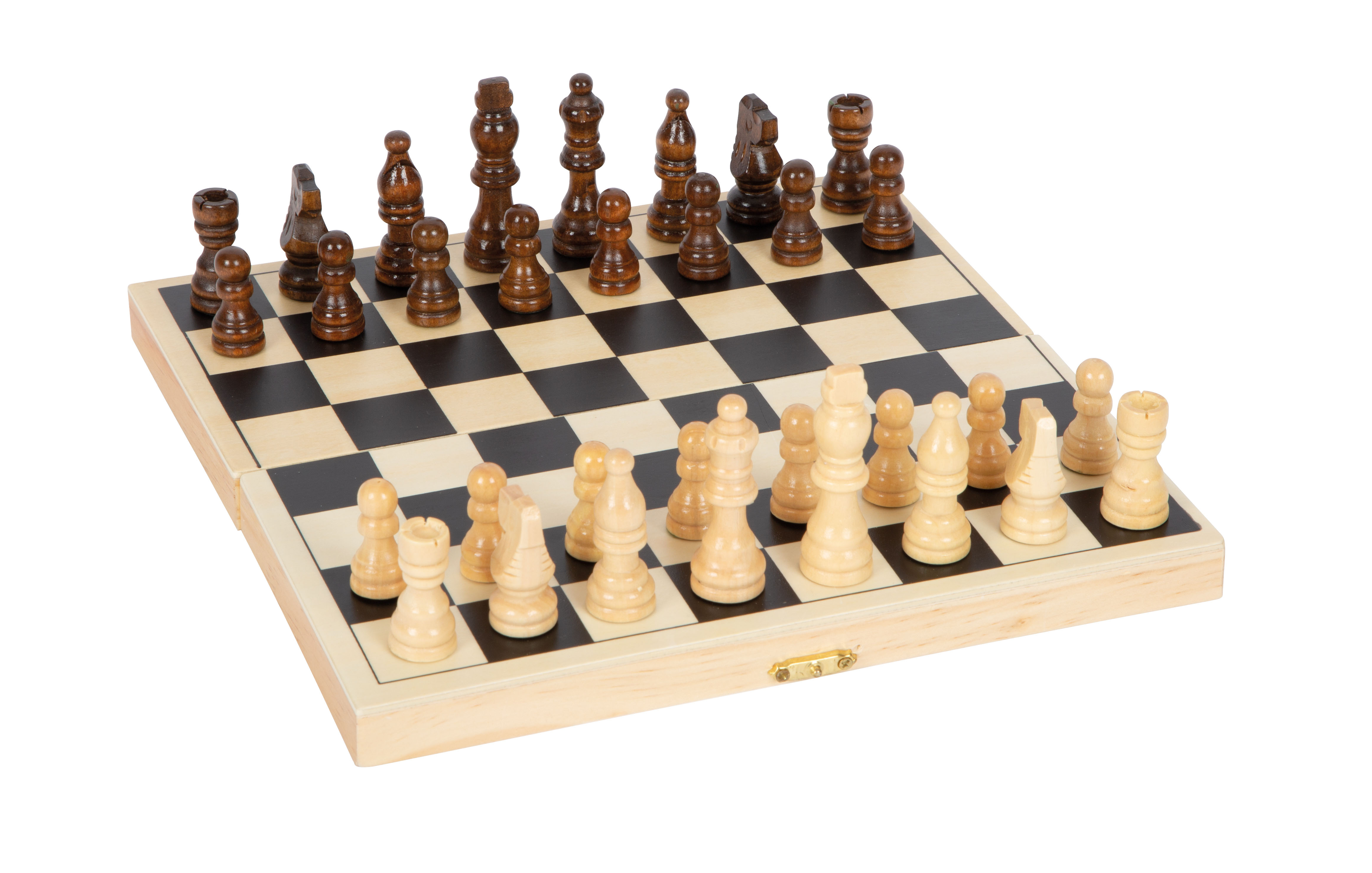 Schachspiel aus Holz mit Schachfiguren