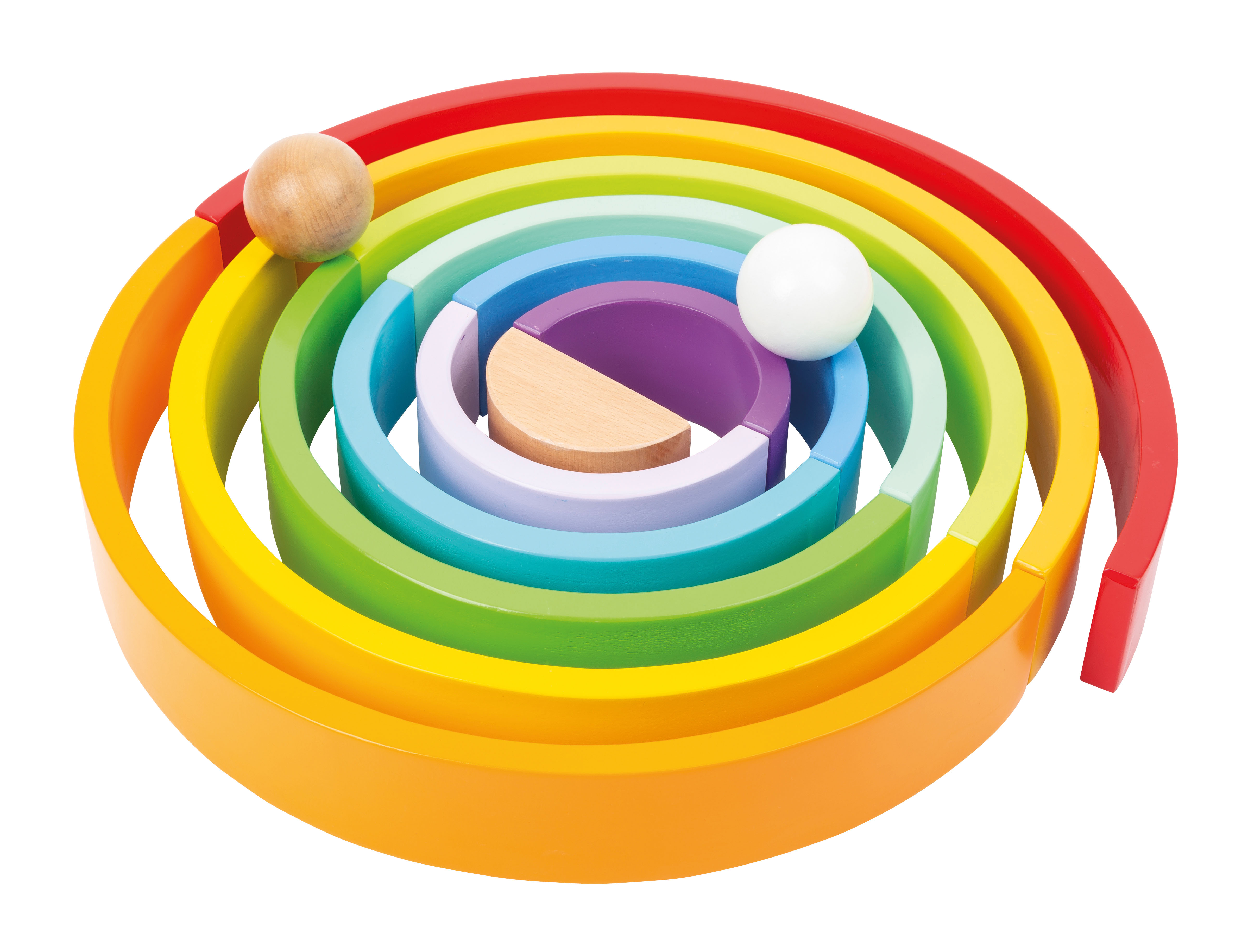 Holzbausteine Regenbogen XL für Kinder