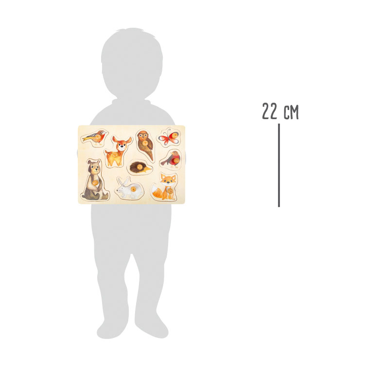 Setzpuzzle Waldtiere für Kinder