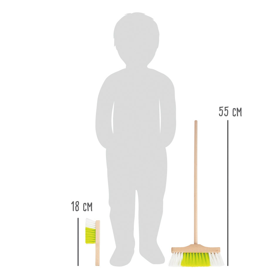 Kehr-Set mit Besen für Kinder