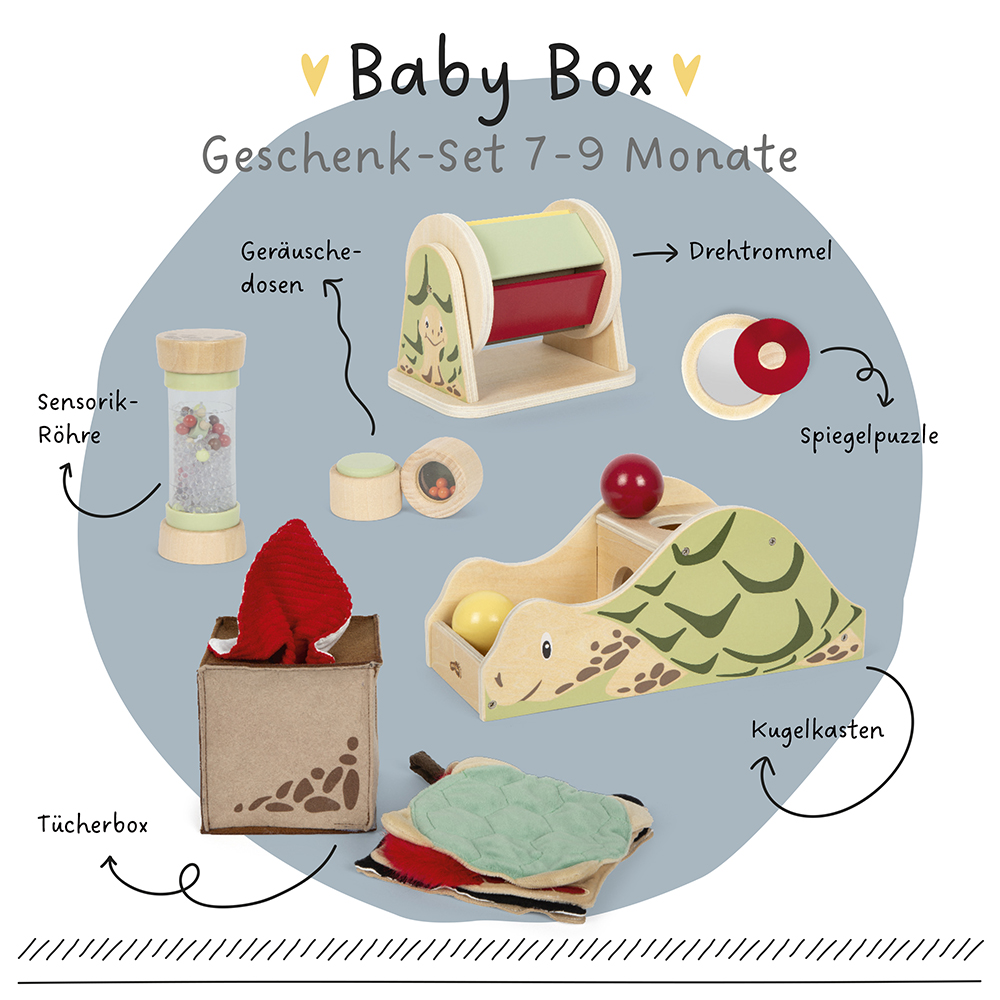 Baby-Box 7–9 Monate „Probieren & Verstehen“
