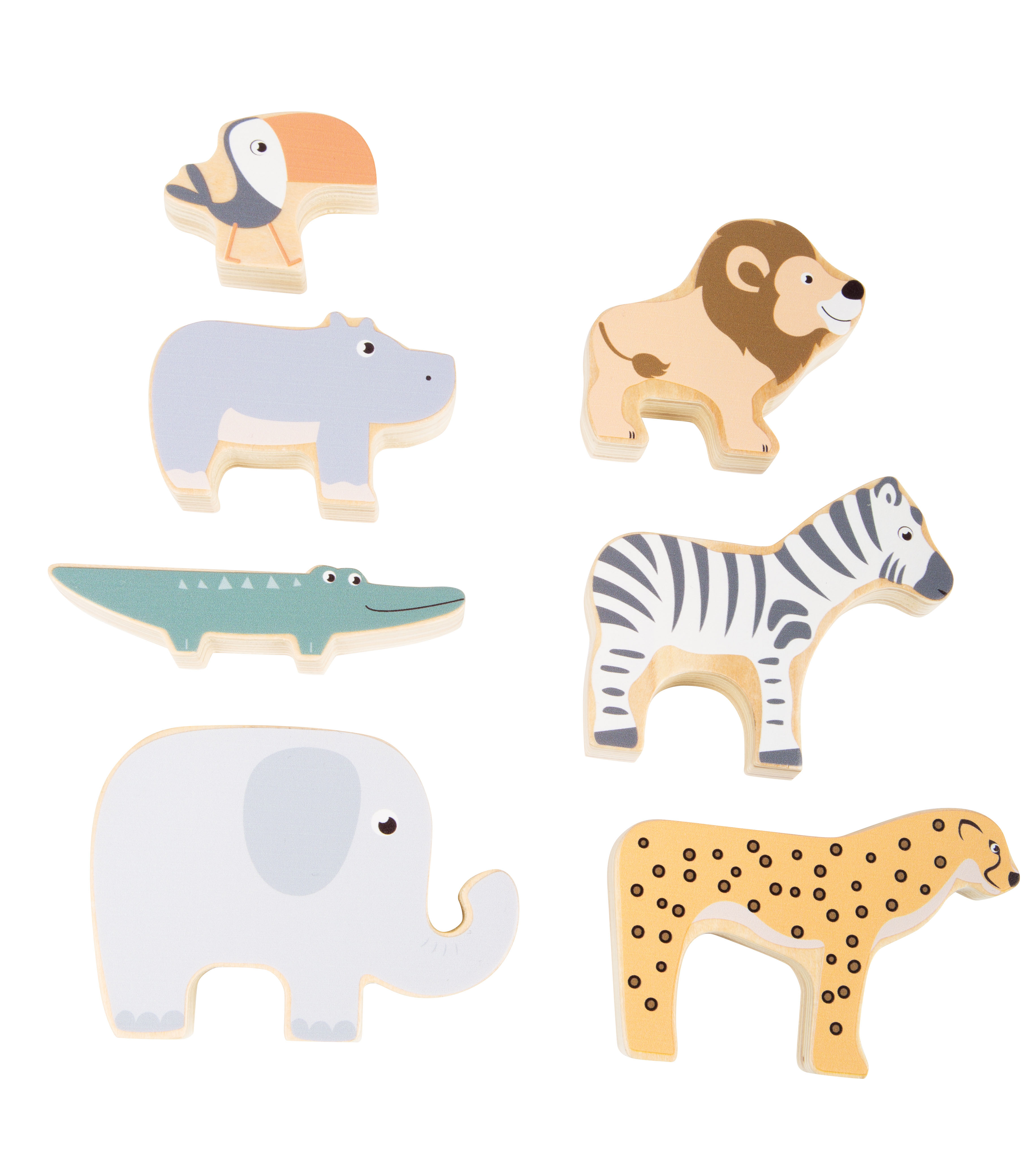 Stapeltiere „Safari“ für Kinder