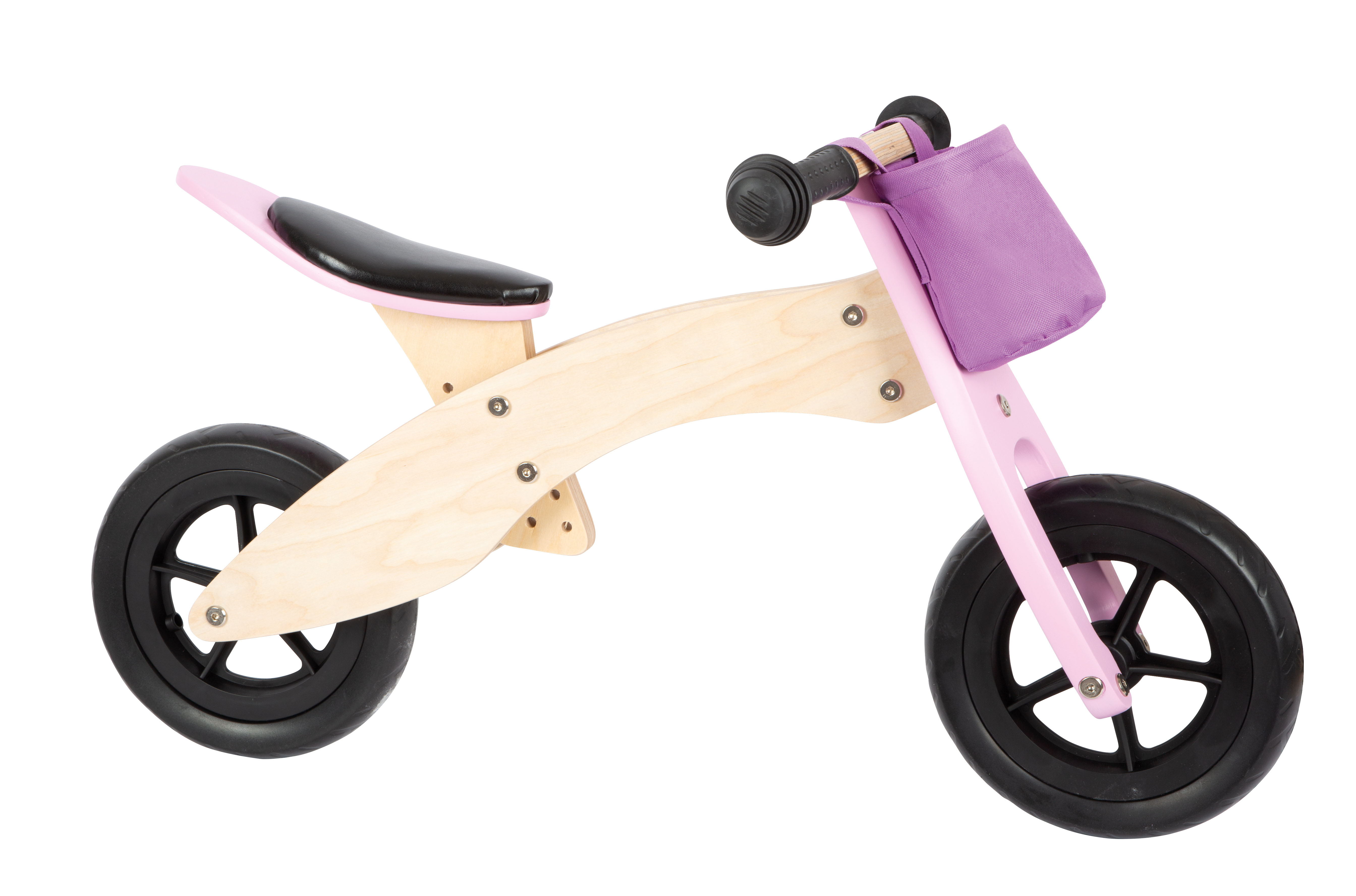 Laufrad und -dreirad Maxi Rosa für Kinder