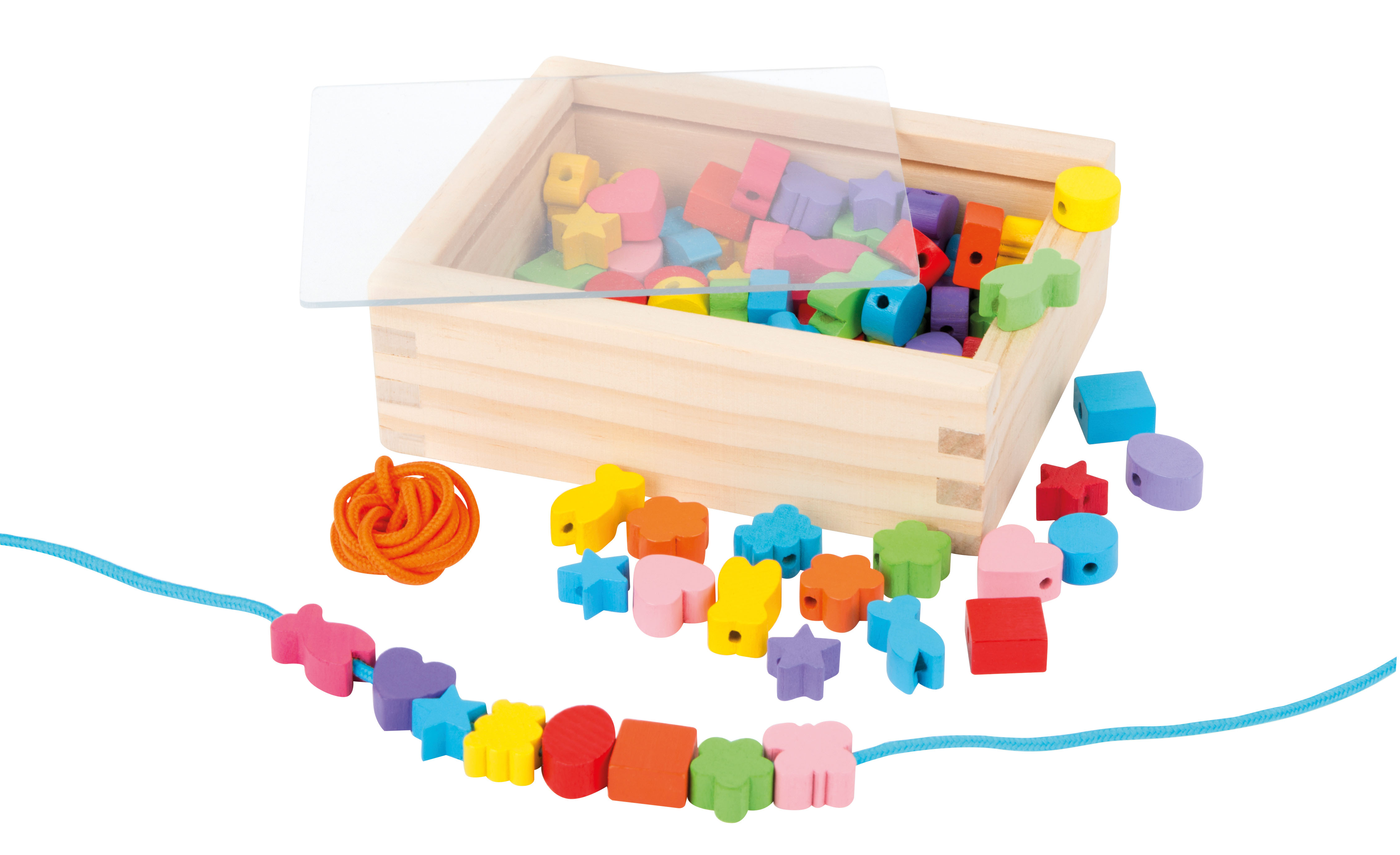 Fädelperlen kreativ für Kinder