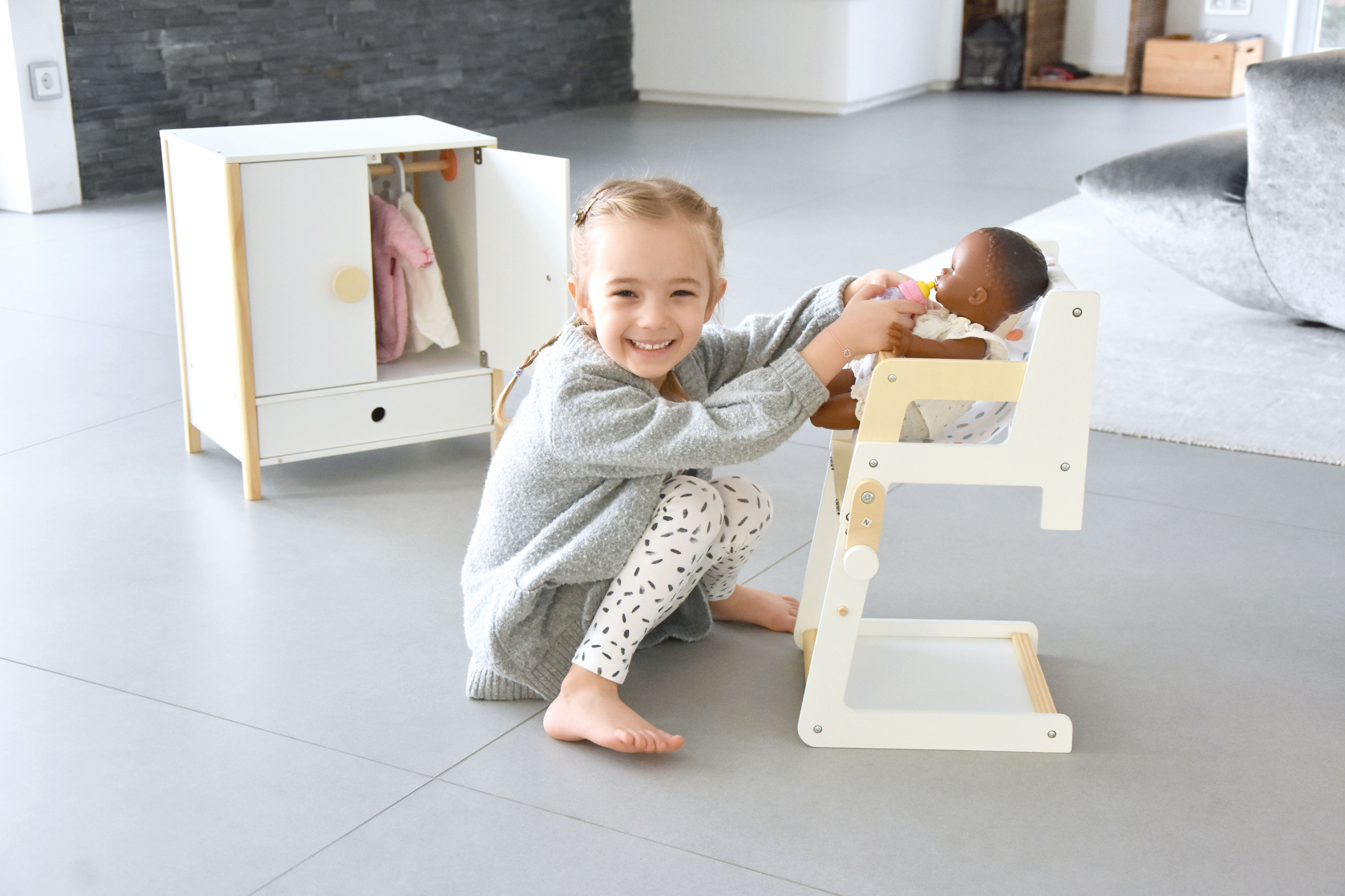 Puppenhochstuhl „Little Button“ für Kinder