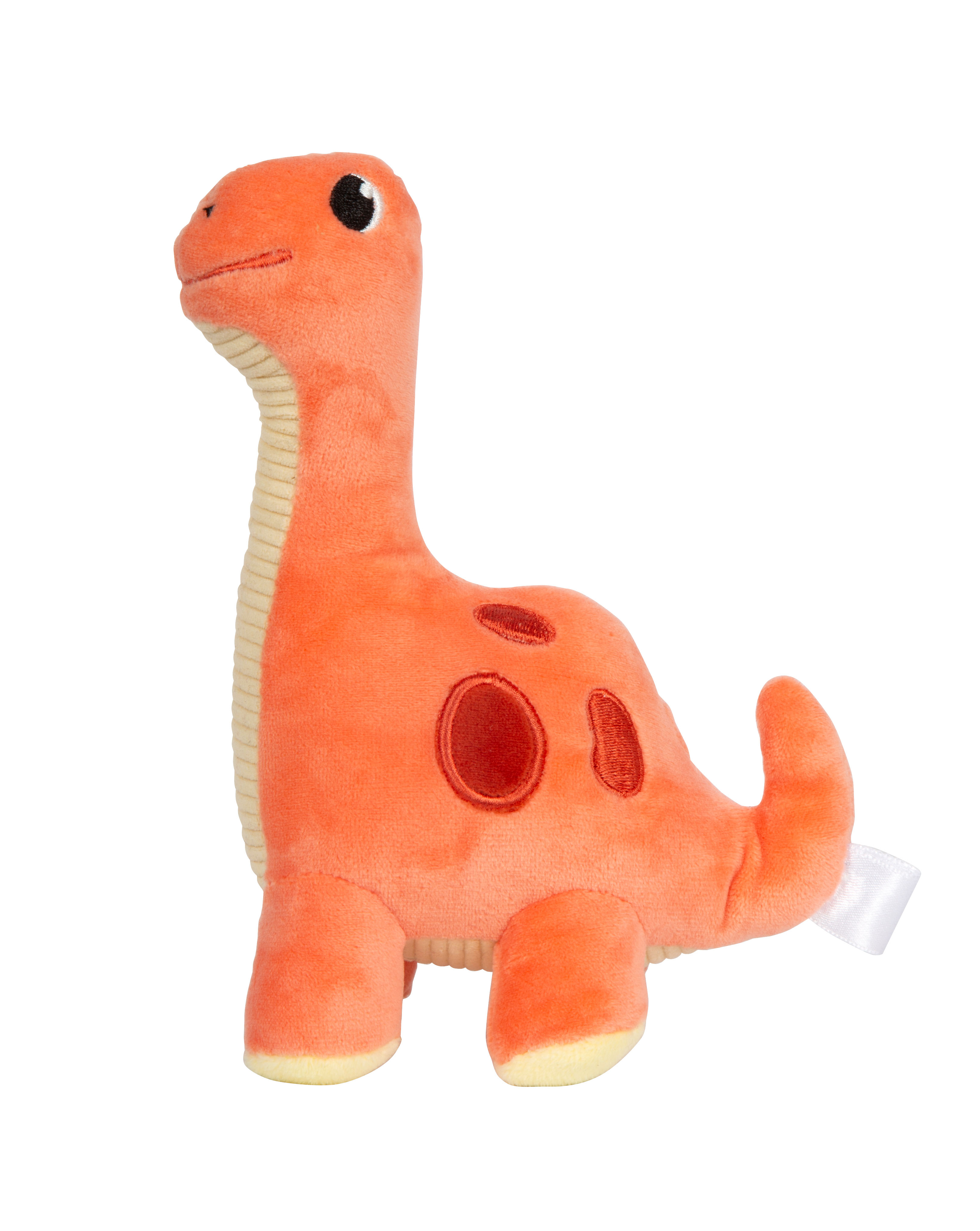Plüschtier Brontosaurus schaut nach links