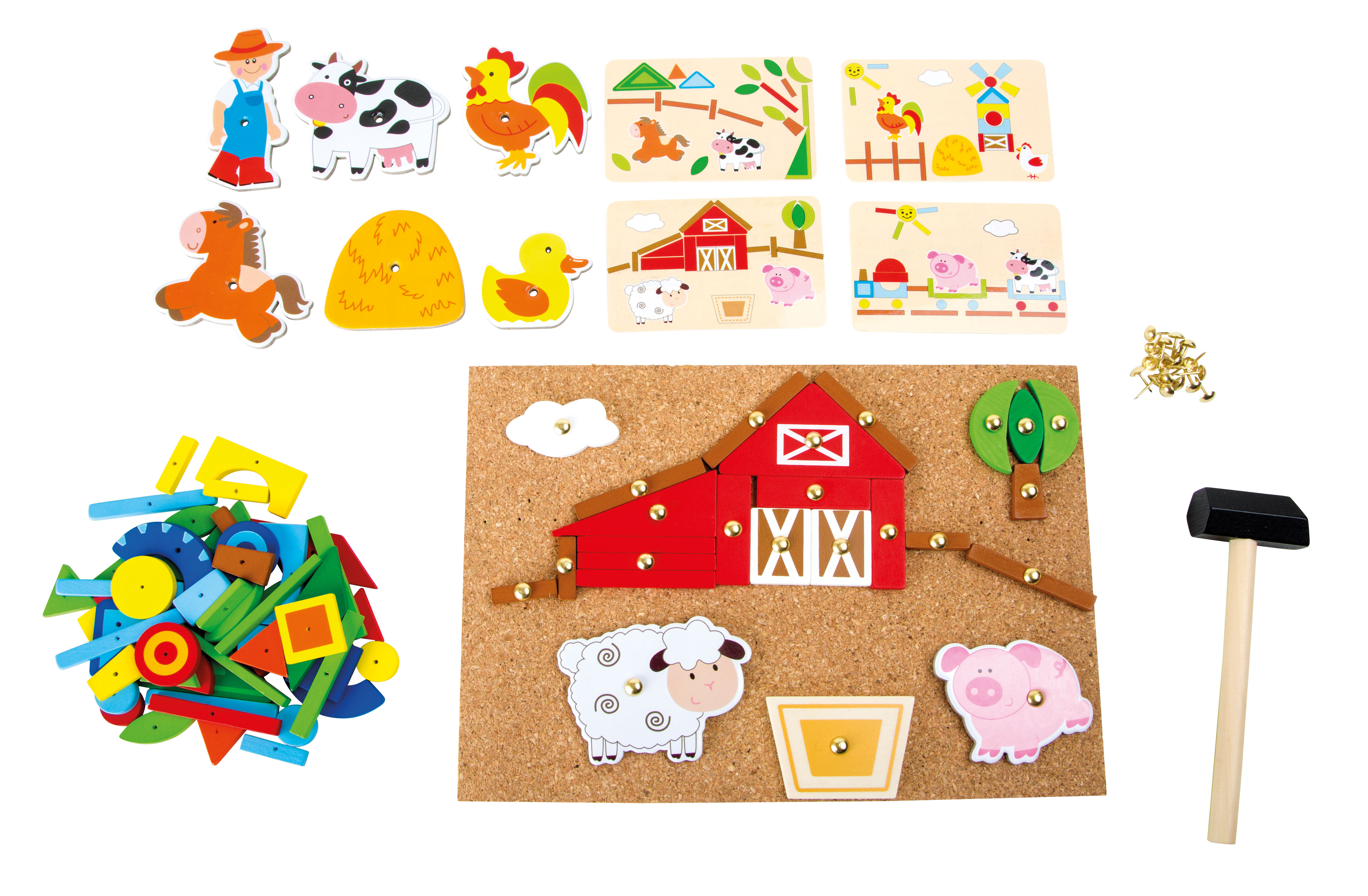Hämmerchenspiel Bauernhof für Kinder