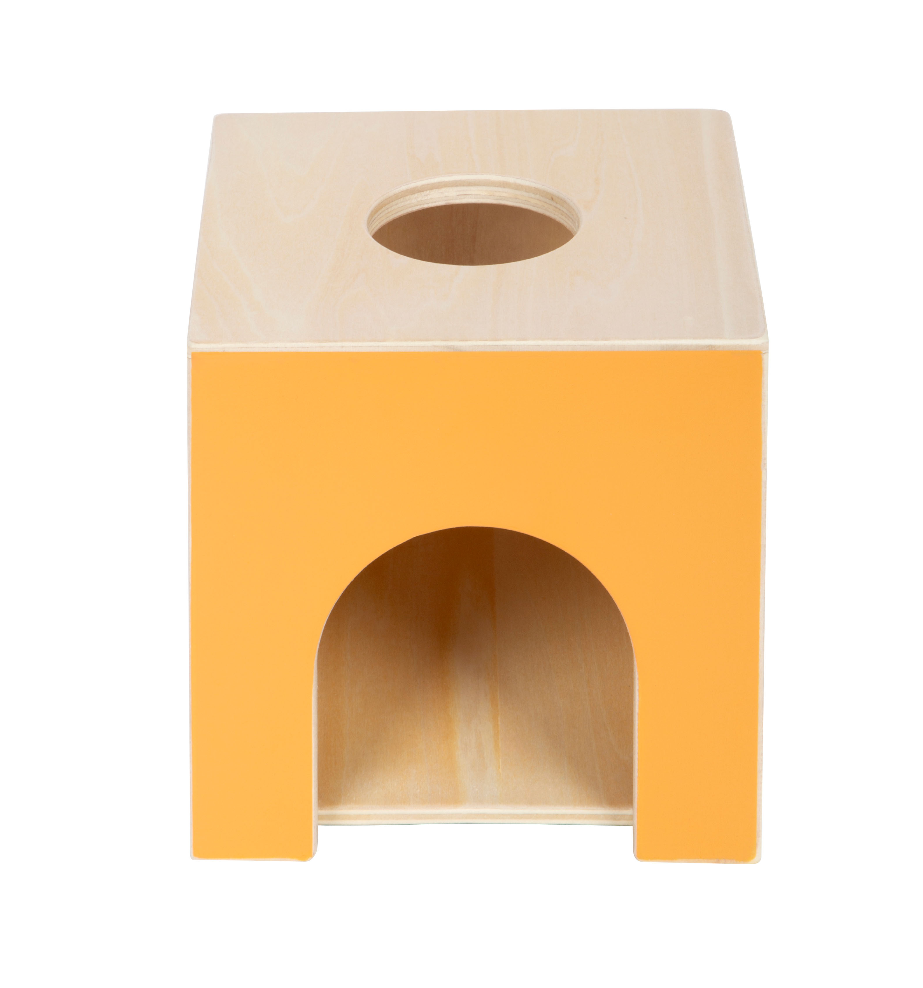 Kugelkasten mit Kasten, Rampe, Einwurfloch