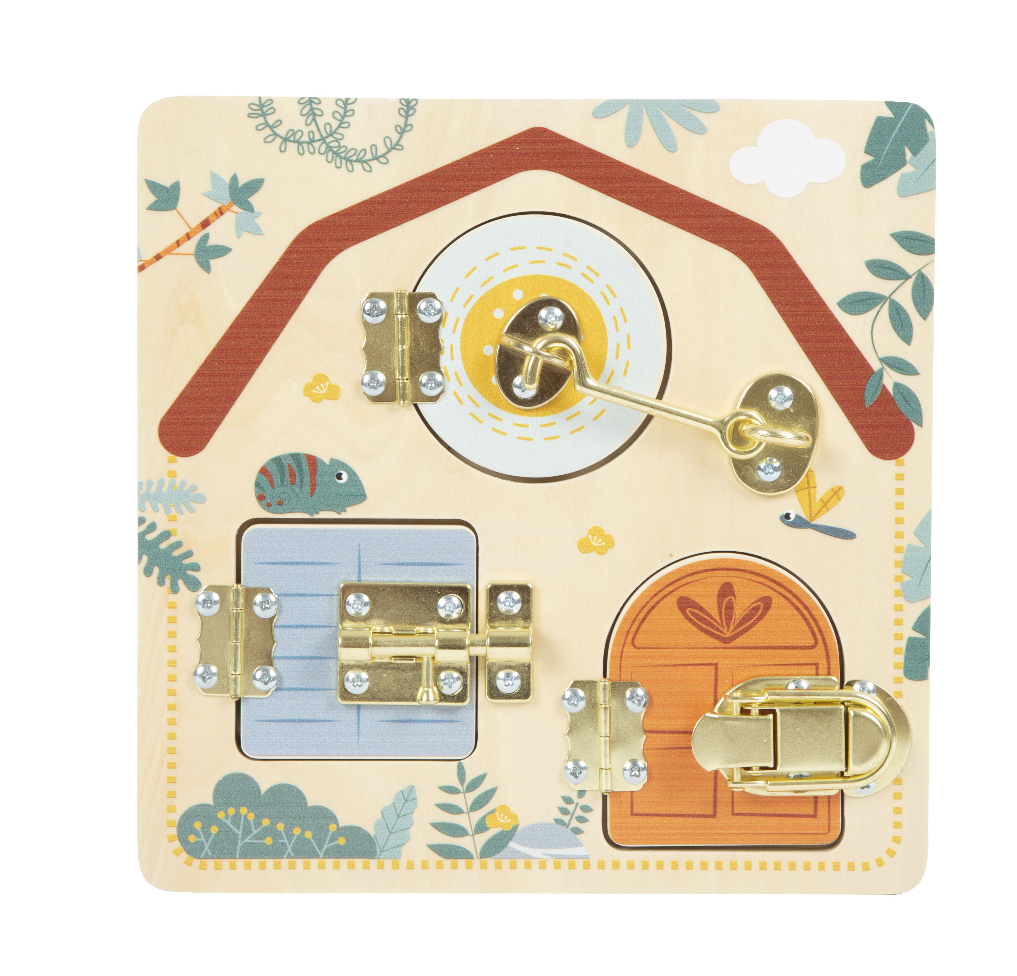 Motorik-Board mit Verschlüssen für Kinder