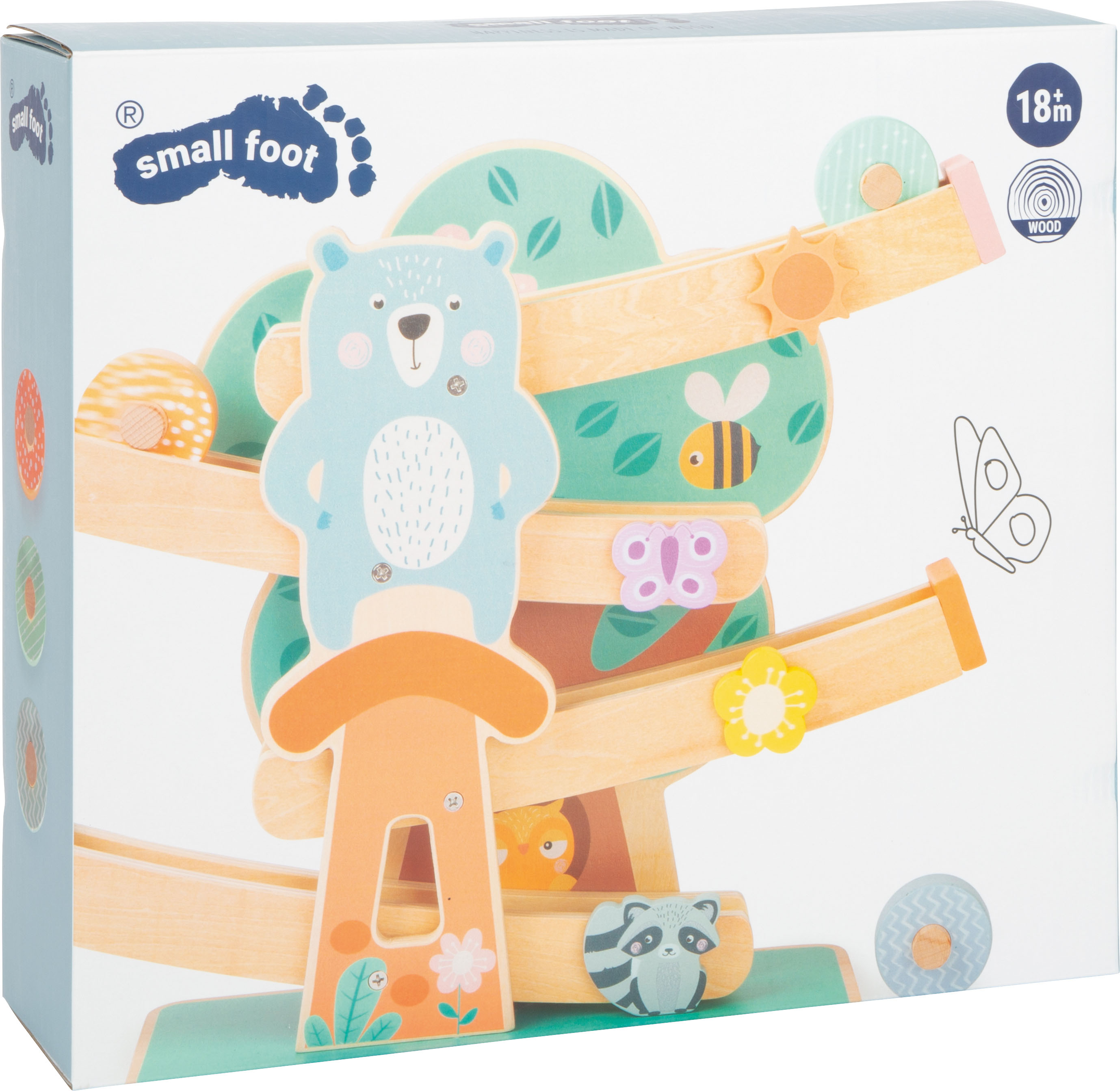 Hochwertige Buntverpackung im neuen small foot Design