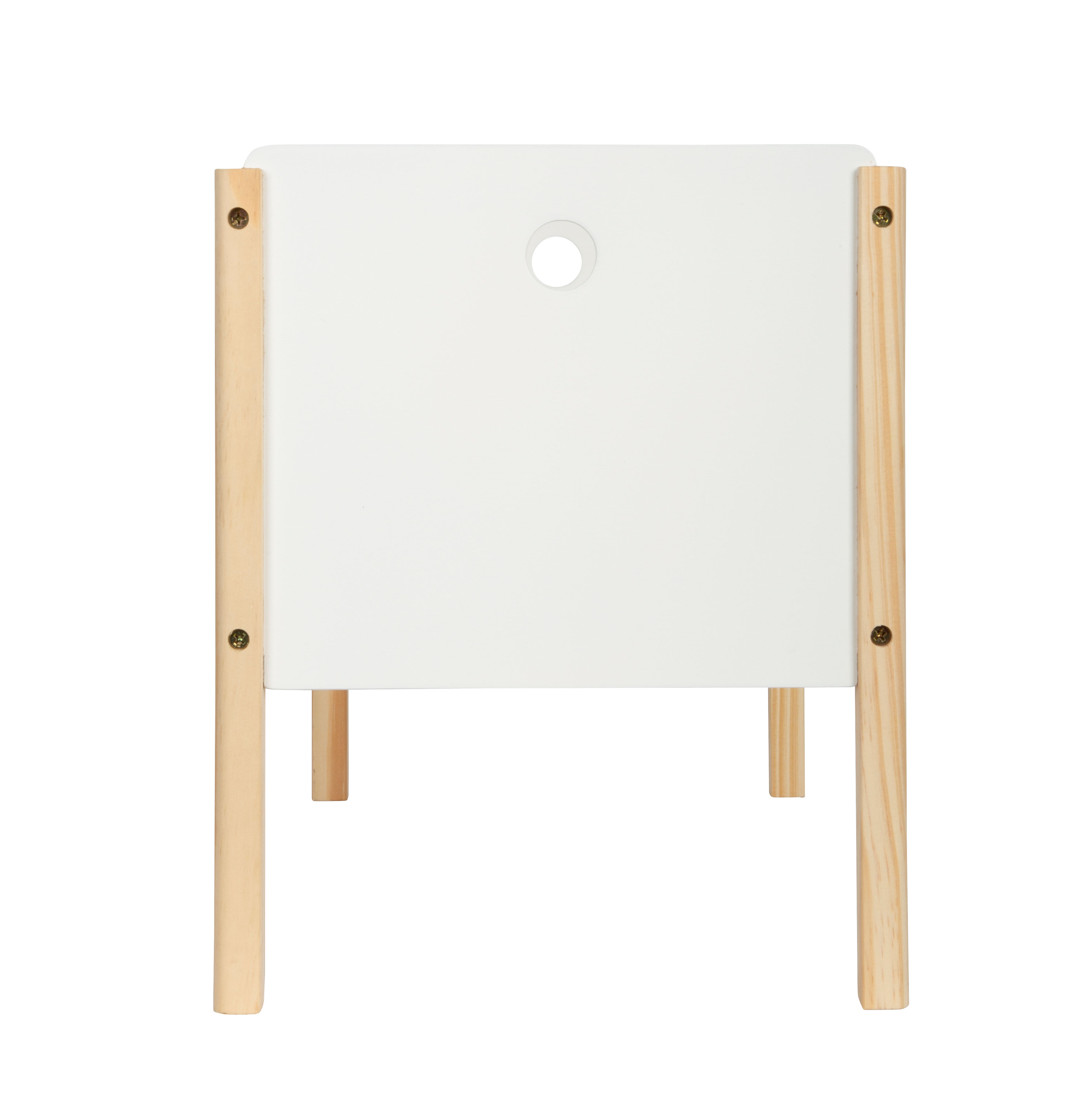 Ergonomisches Puppenbettchen aus Holz