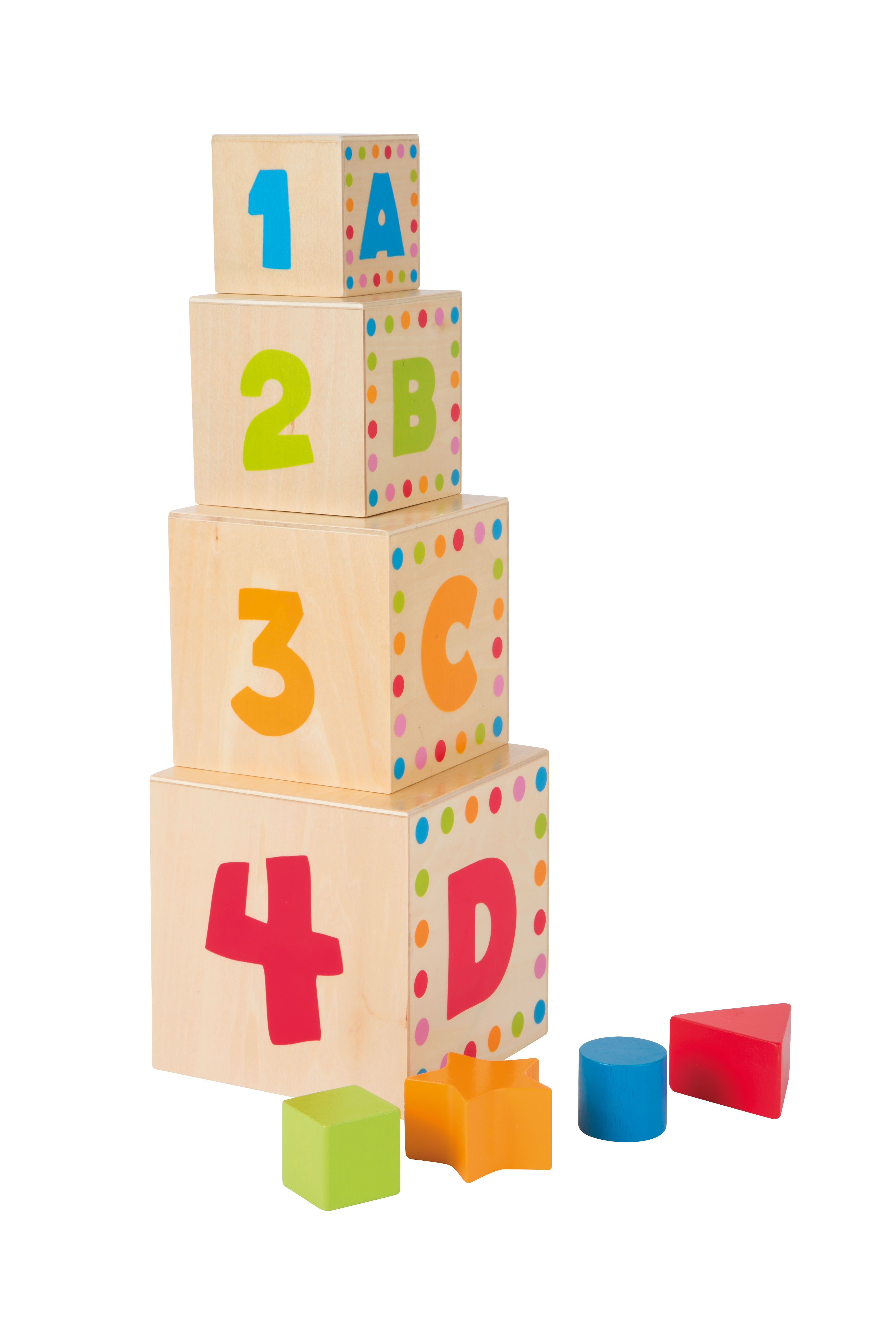 Farbenfroher Stapelspaß