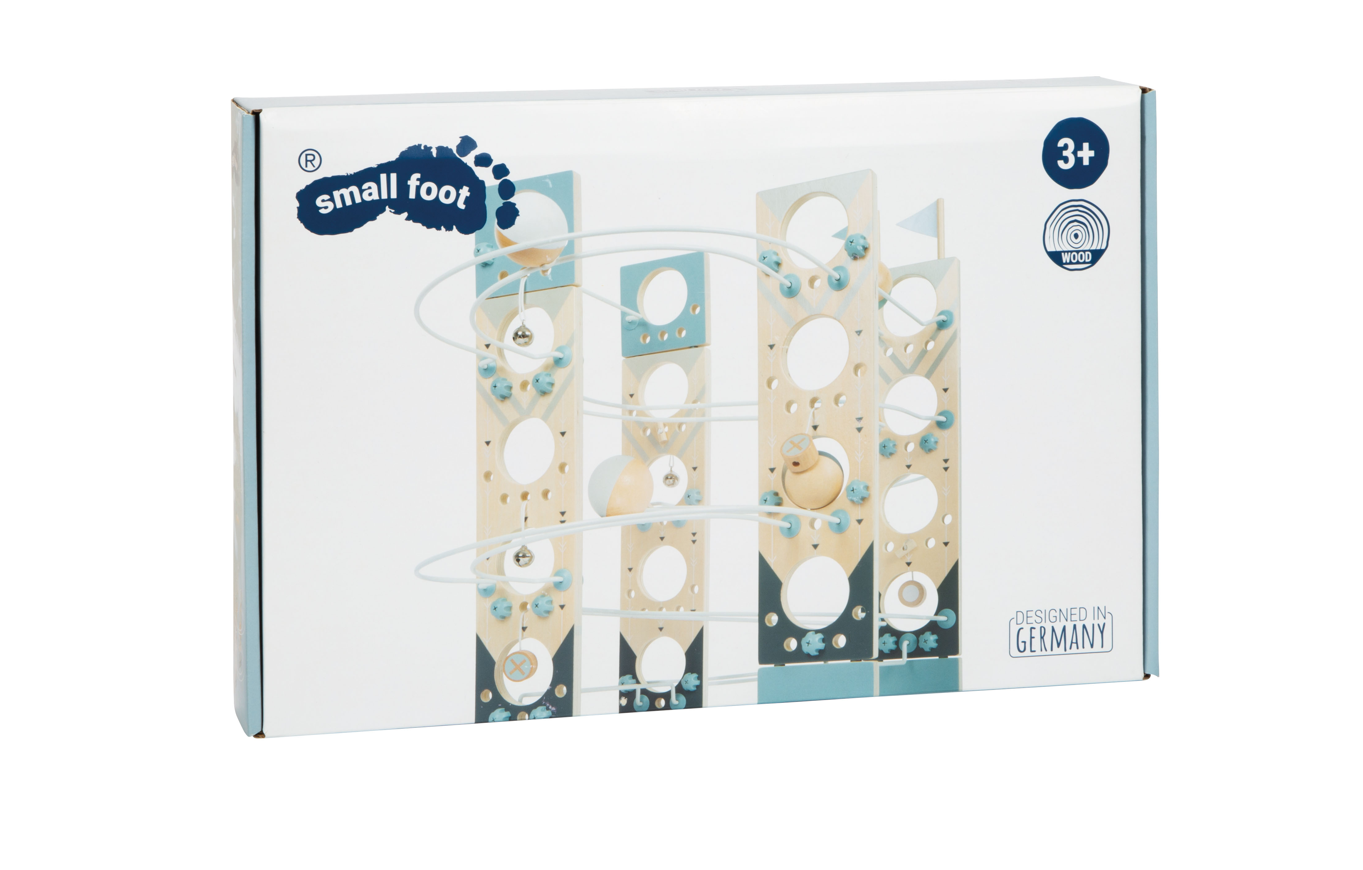 Modulare Kugelbahn für Kinder