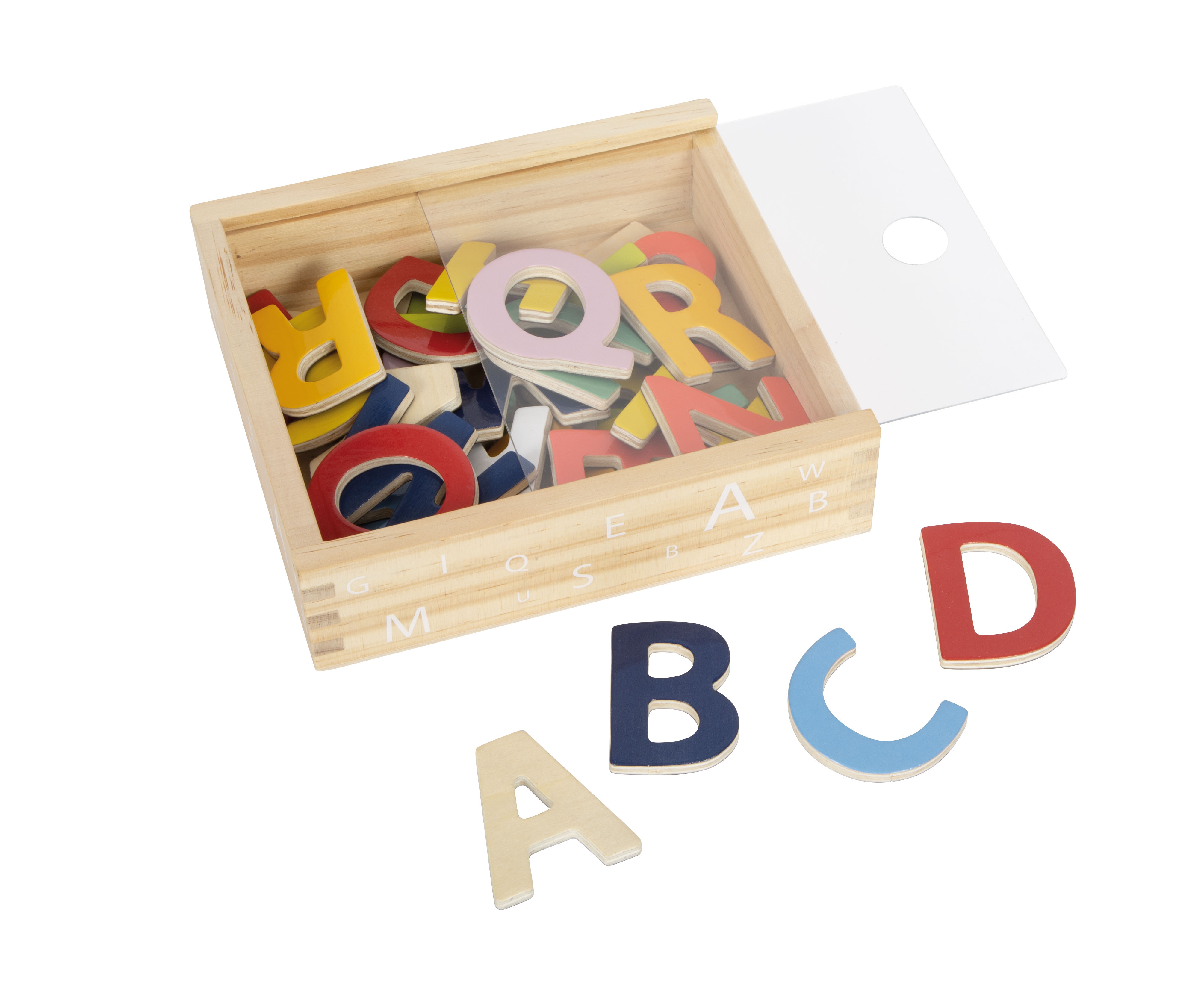 Bunte Magnetbuchstaben „Educate“ für Kinder