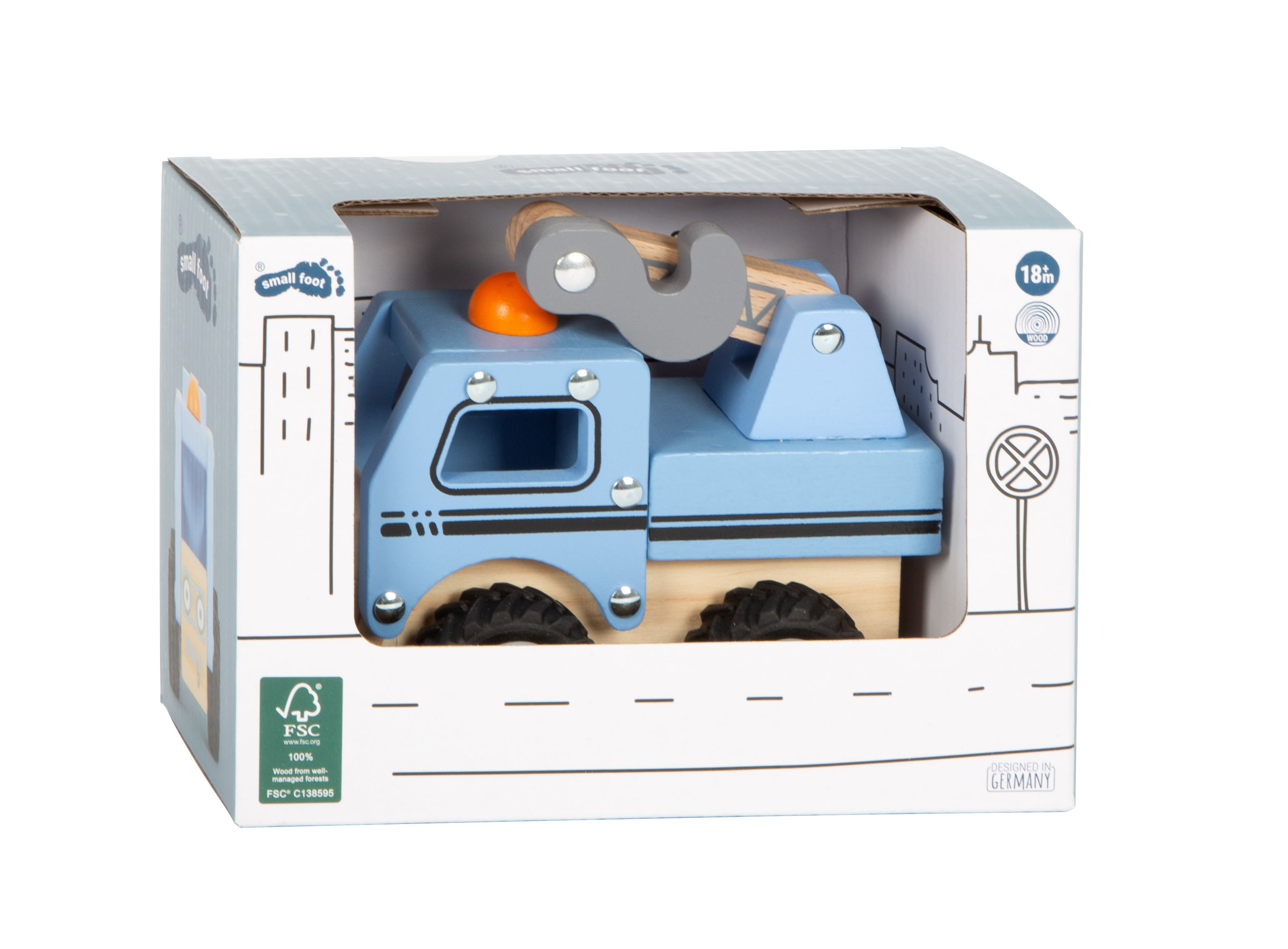 Abschleppwagen in der Verpackung