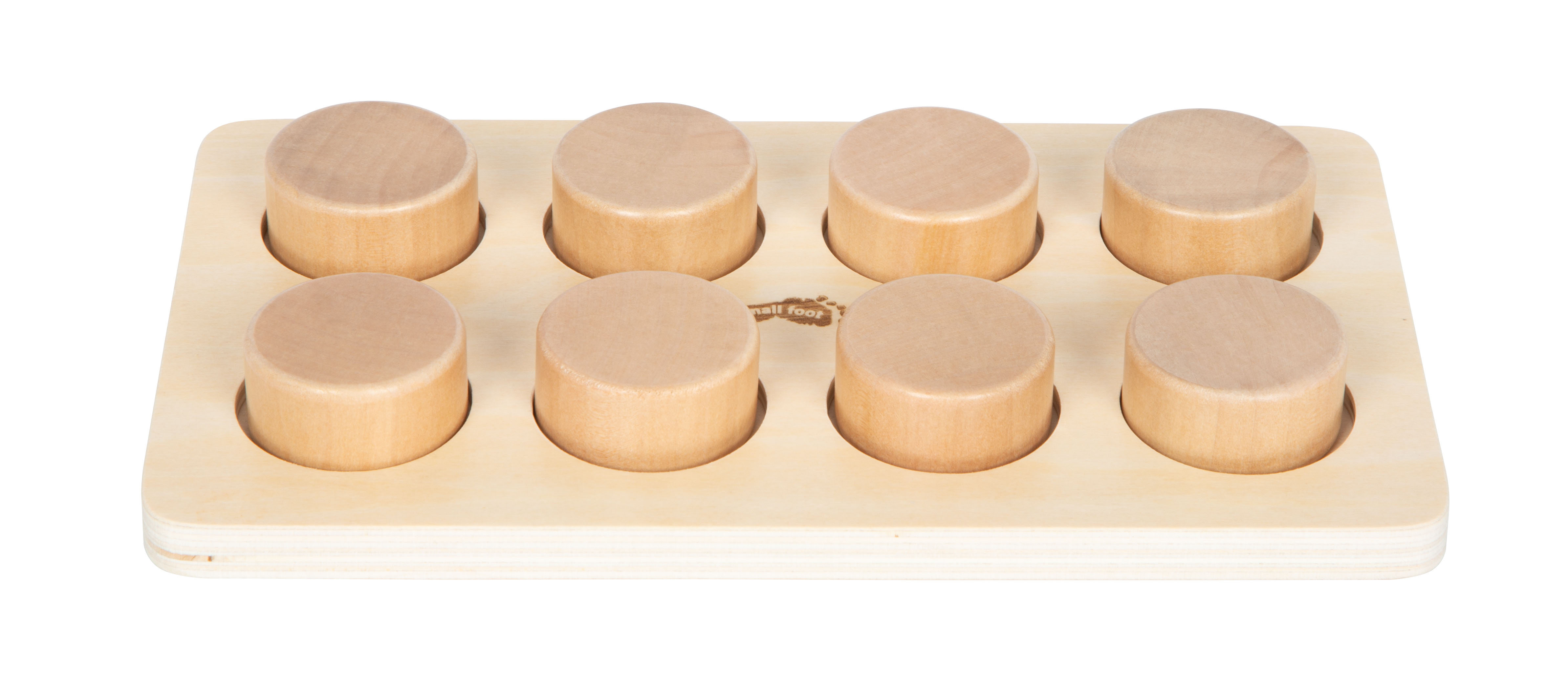 Montessori Fühlmemo mit Holz Lernspiel