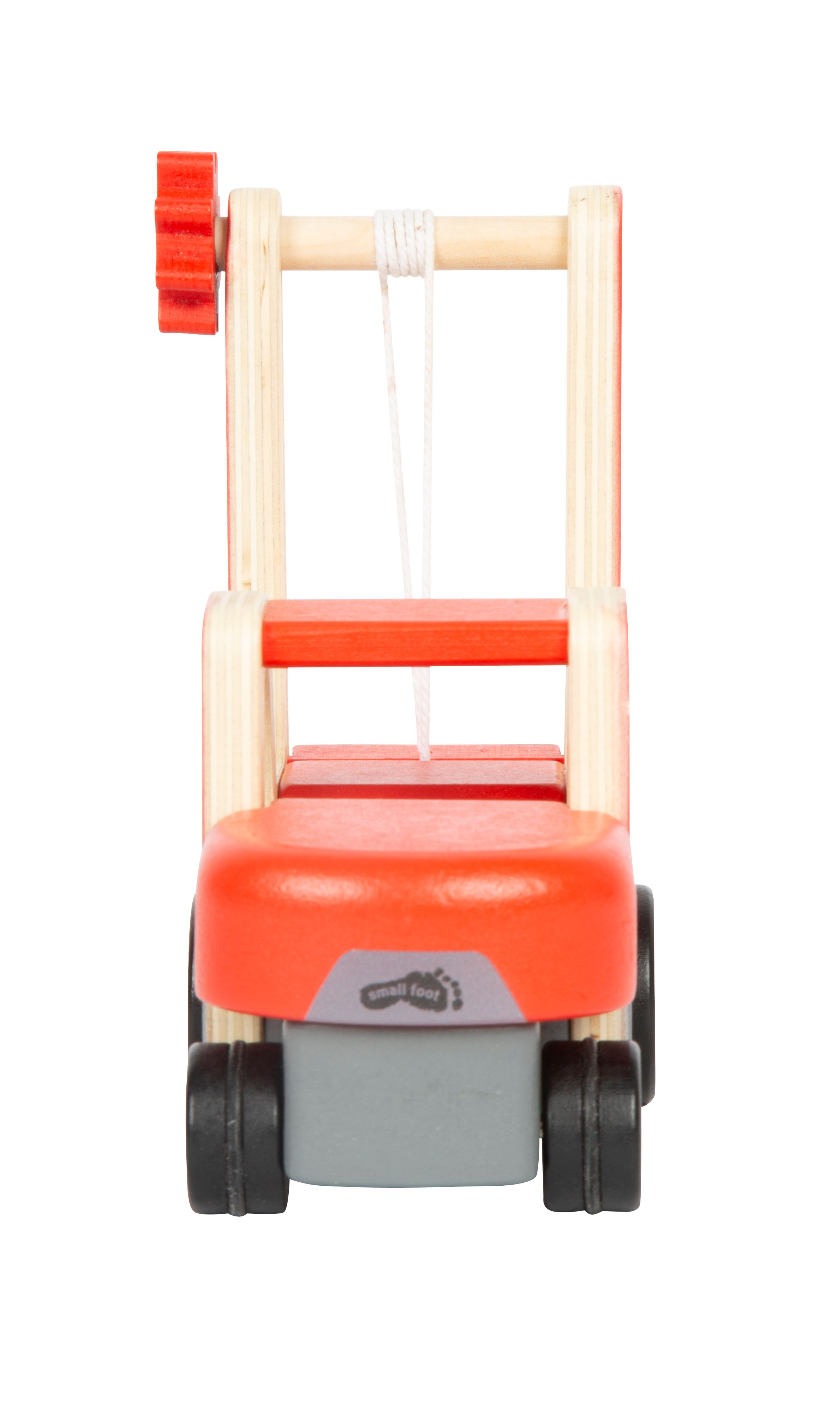Rückseite Gabelstapler