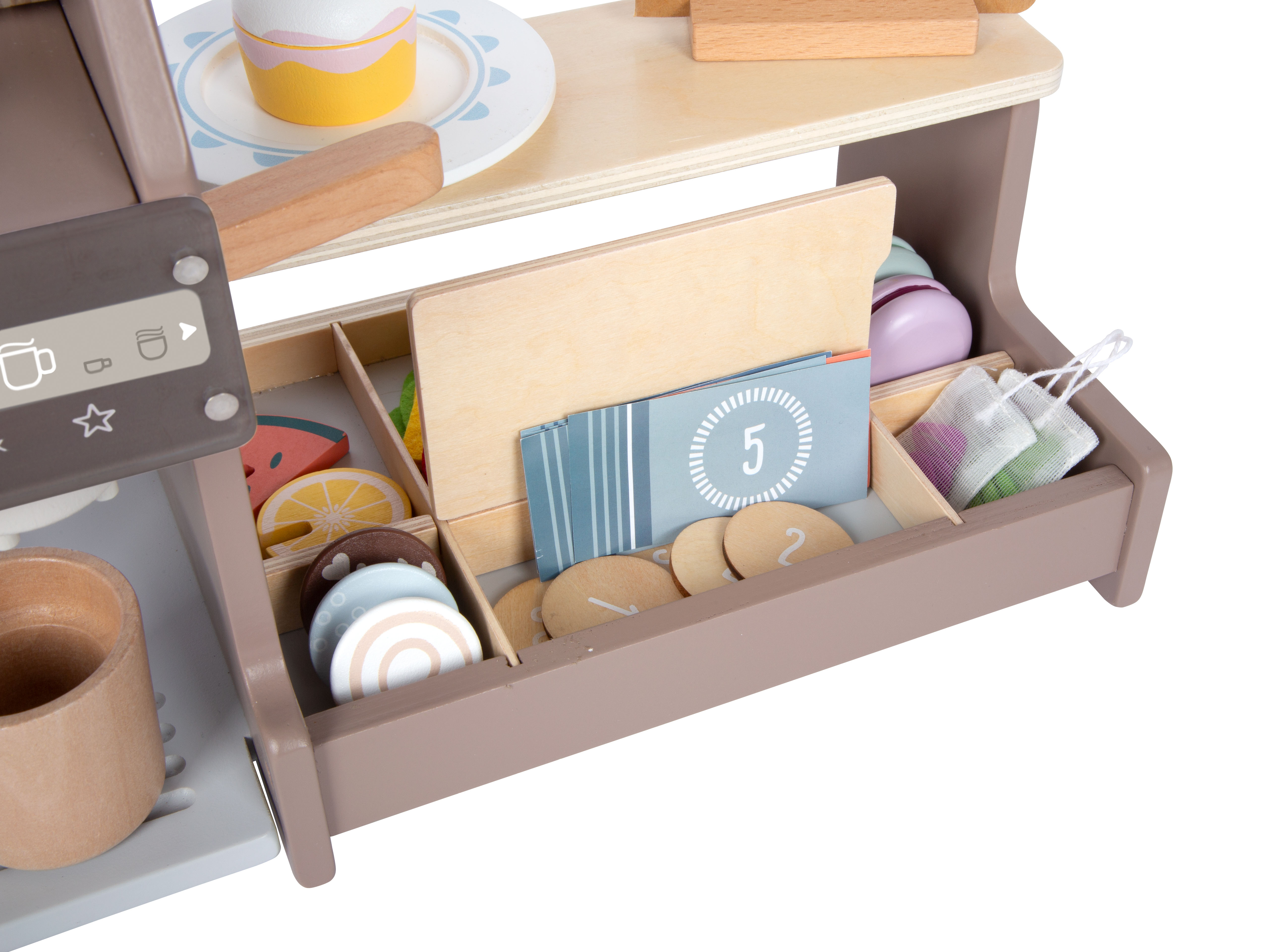 Barista-Café-Set mit Kasse
