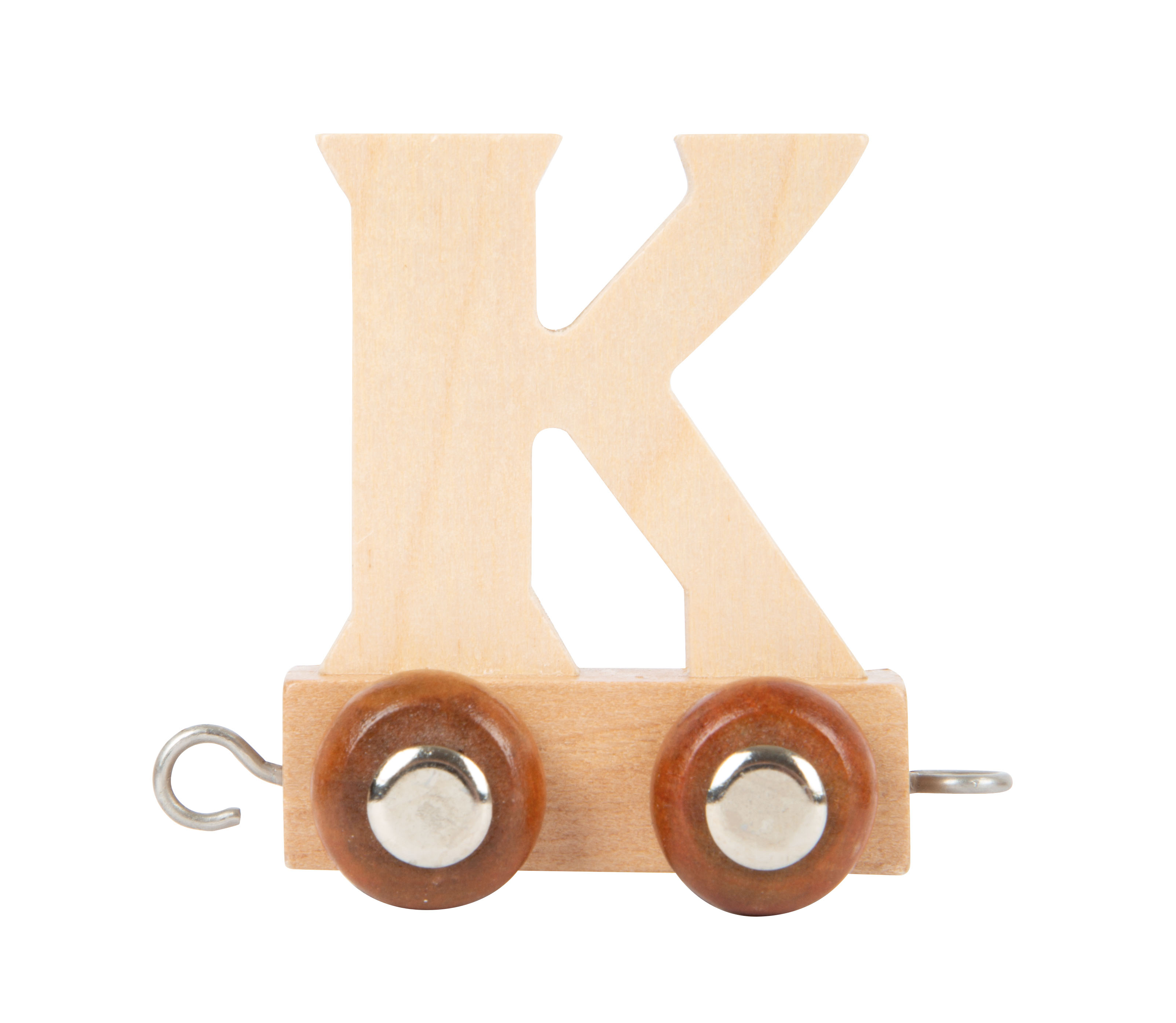 Buchstabenzug Holz K für Kinder