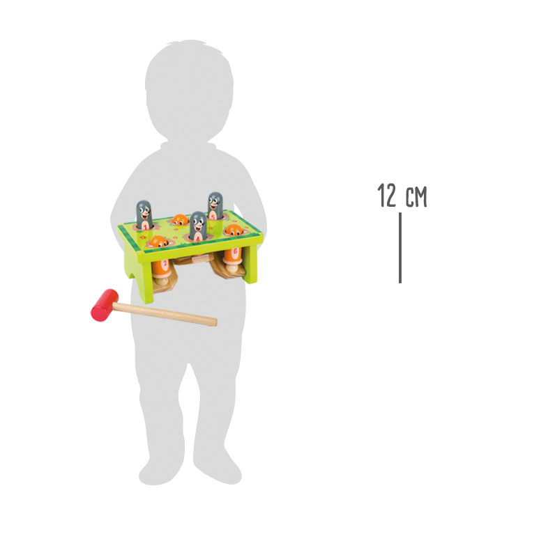 Klopfspiel Hau den Maulwurf für Kinder