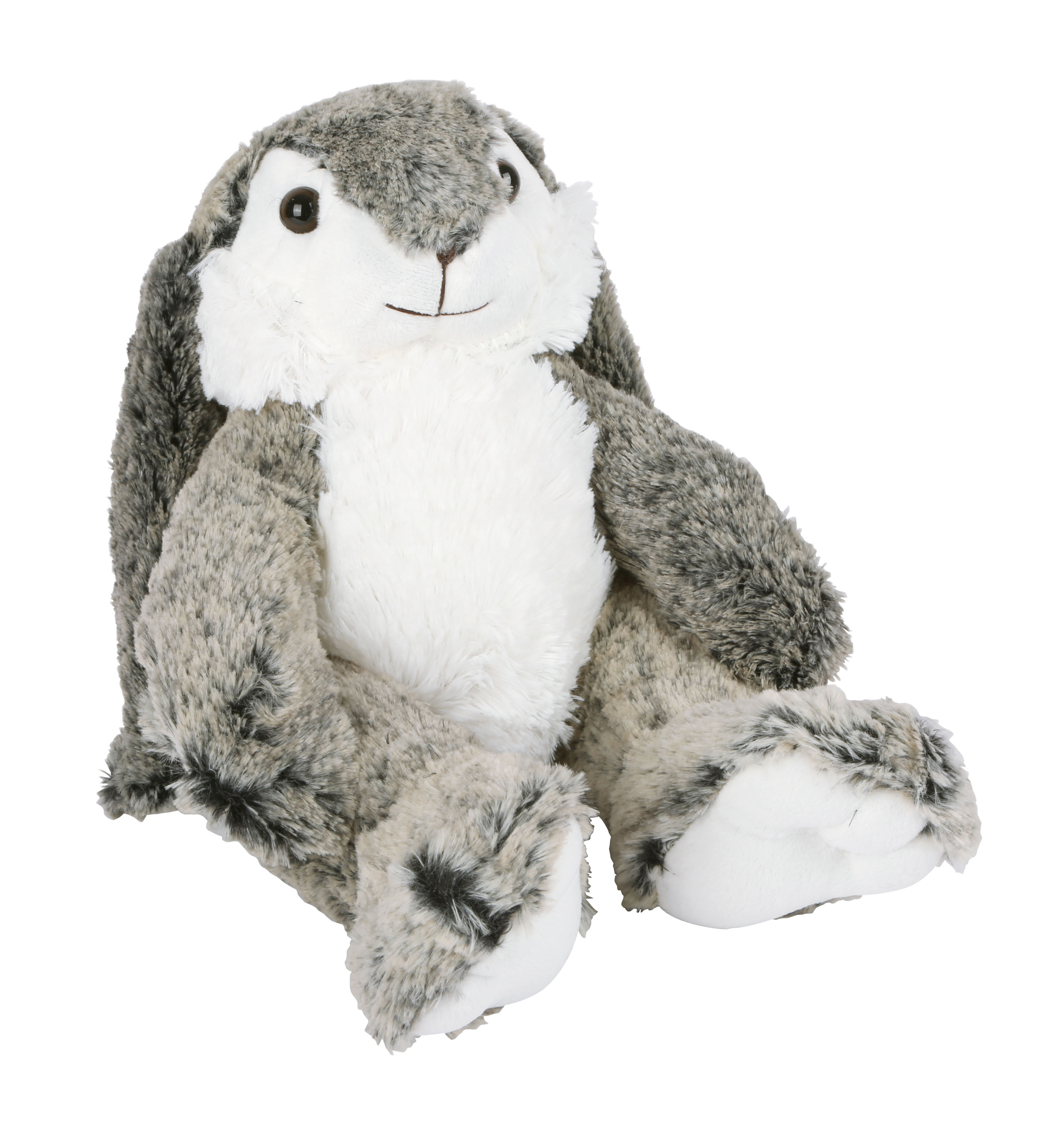 Kuscheltier grauer Hoppel-Hase