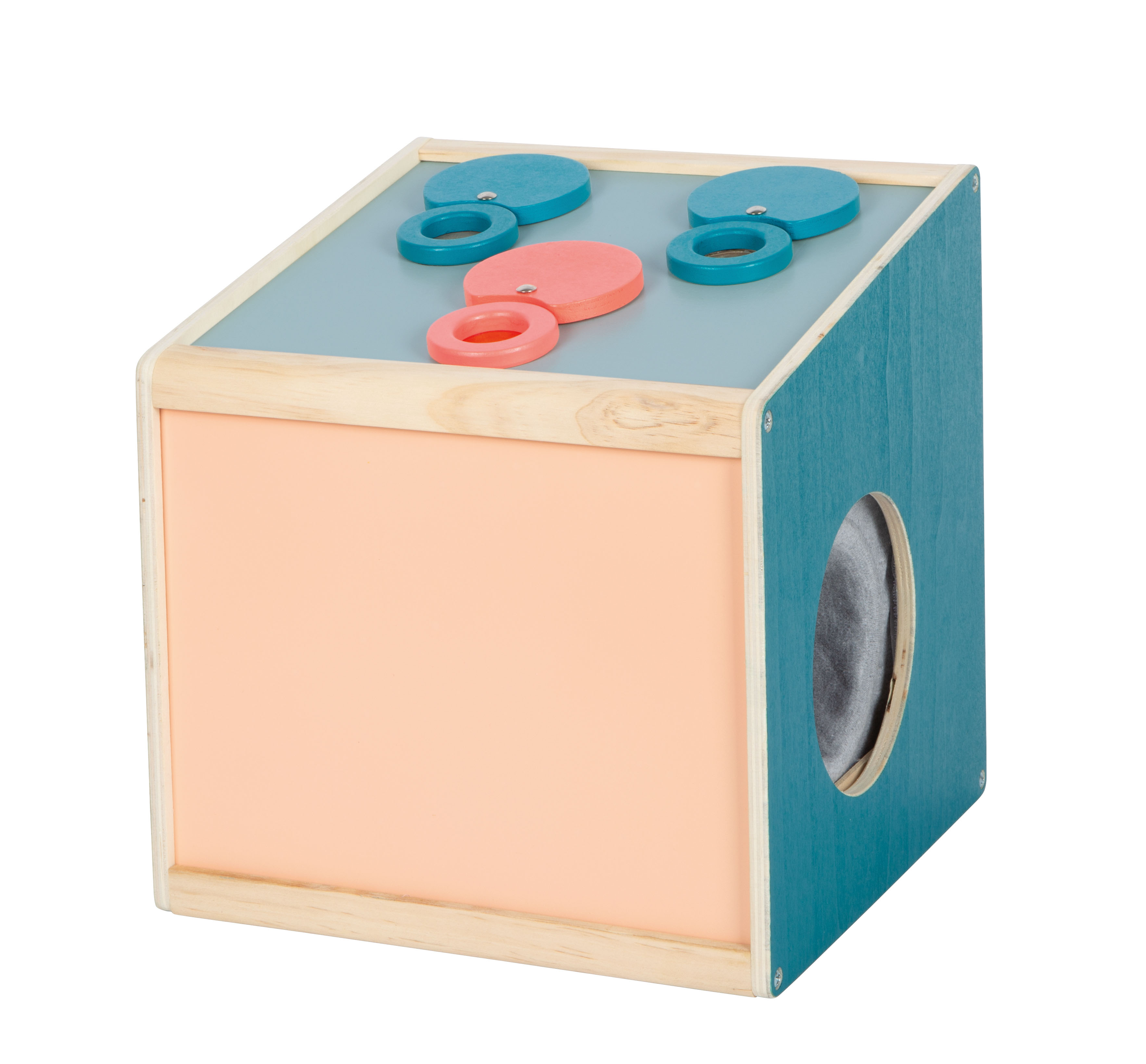 Fühl- und Sinnesbox aus Holz