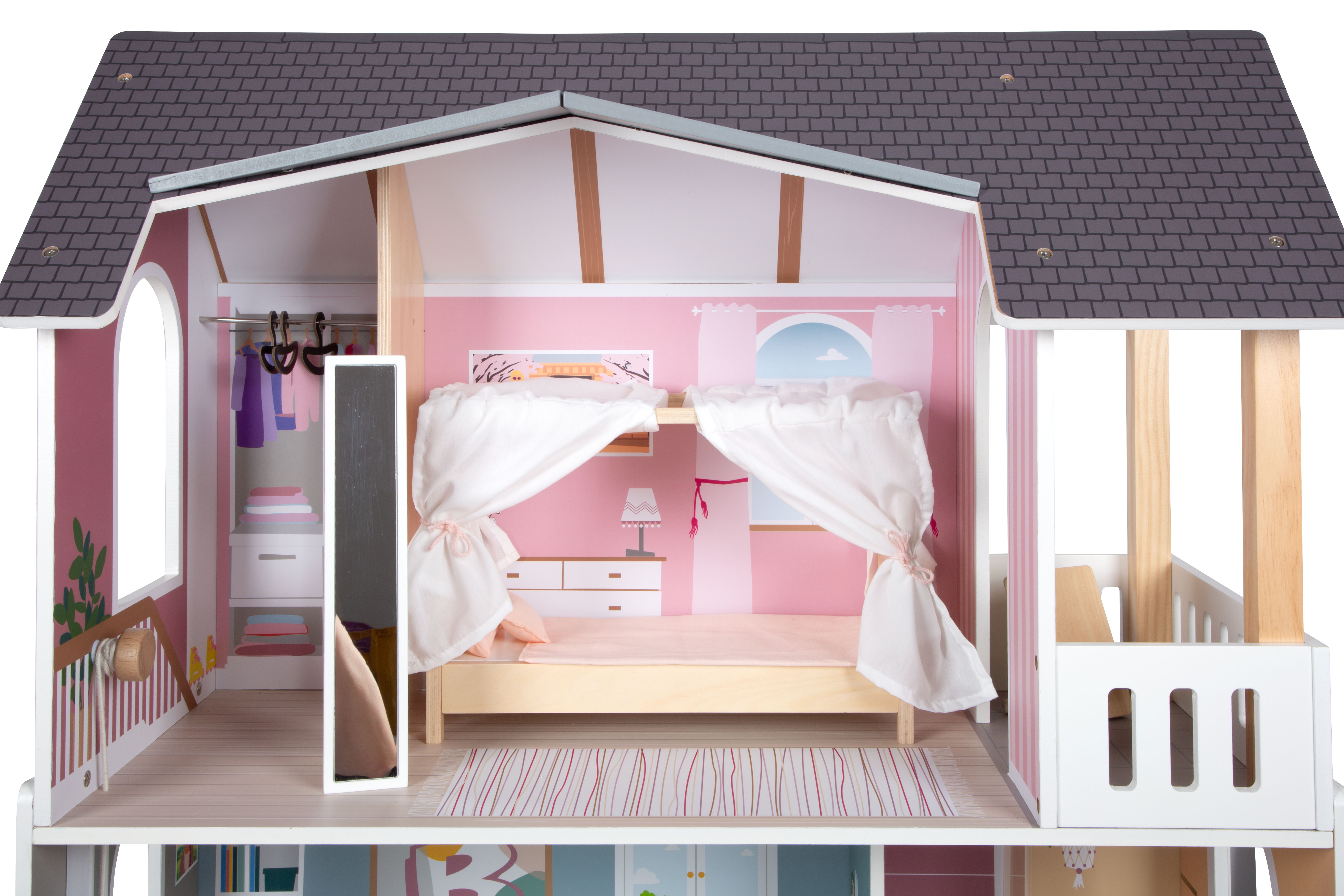 Traumvilla XL Schlafzimmer, begehbarer Kleiderschrank