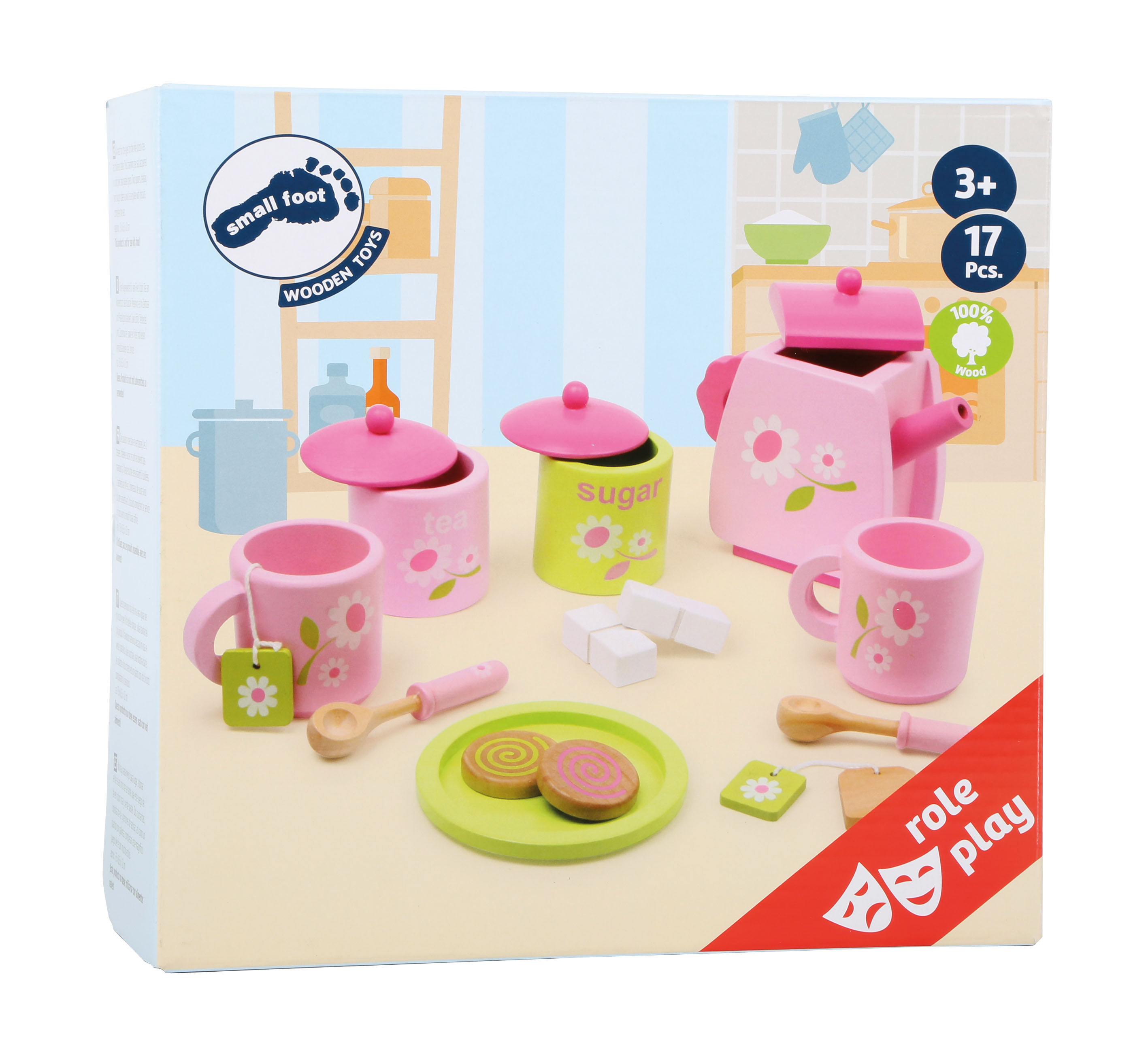 Teeservice Blümchen für Kinder