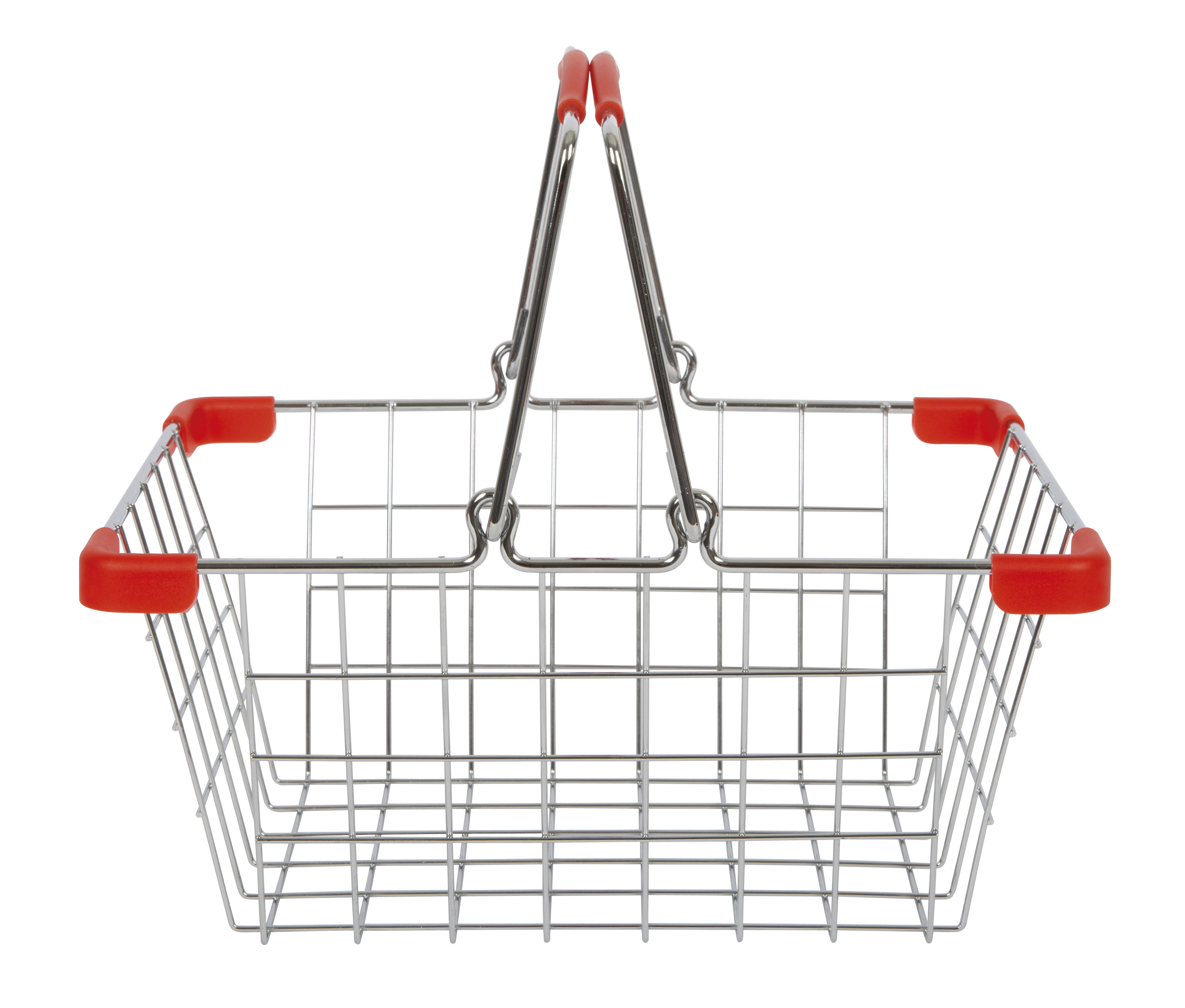 Einkaufskorb Metall Metalkorb Tragen Griff Leer