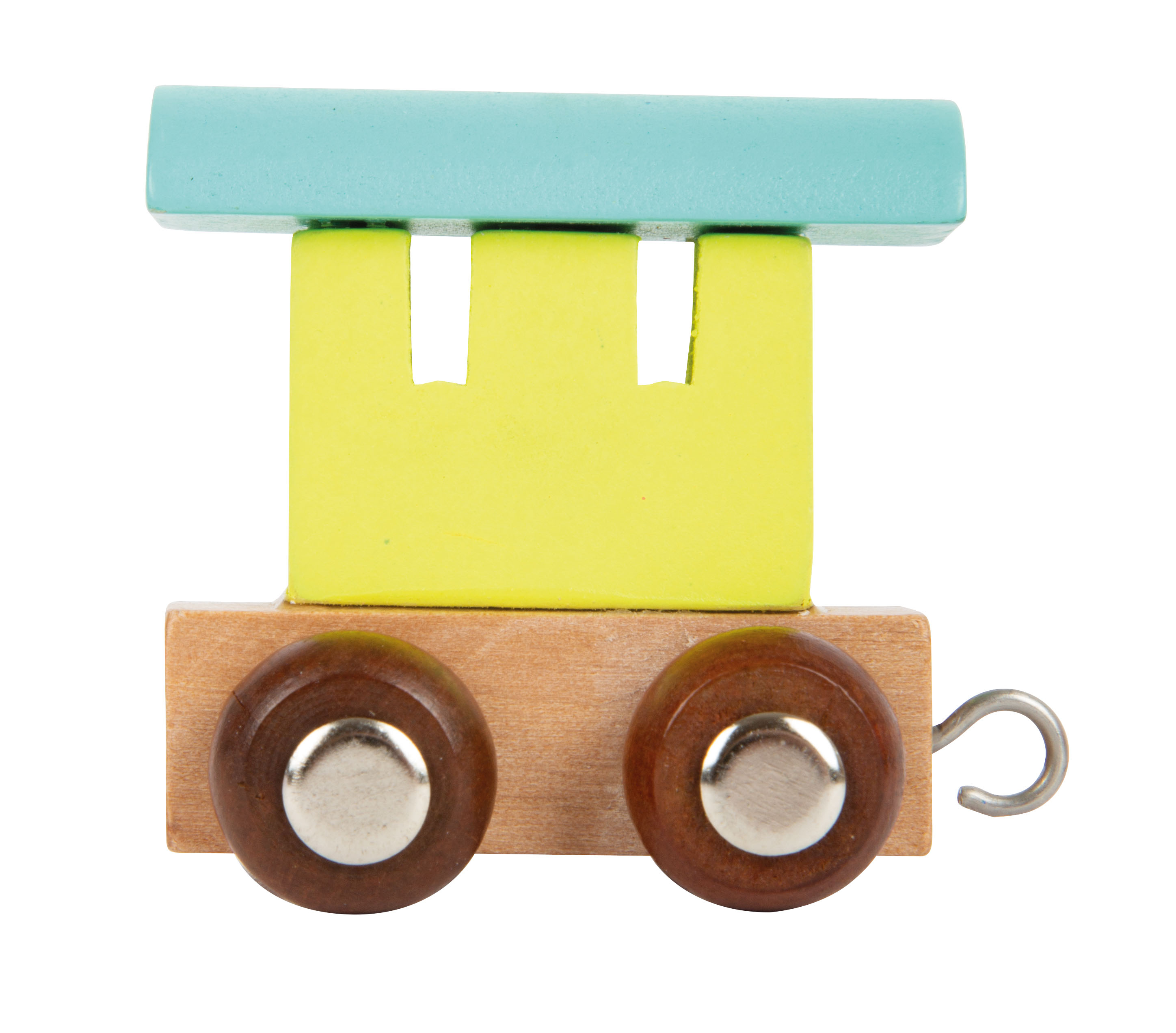 Buchstabenzug Waggon, bunt für Kinder