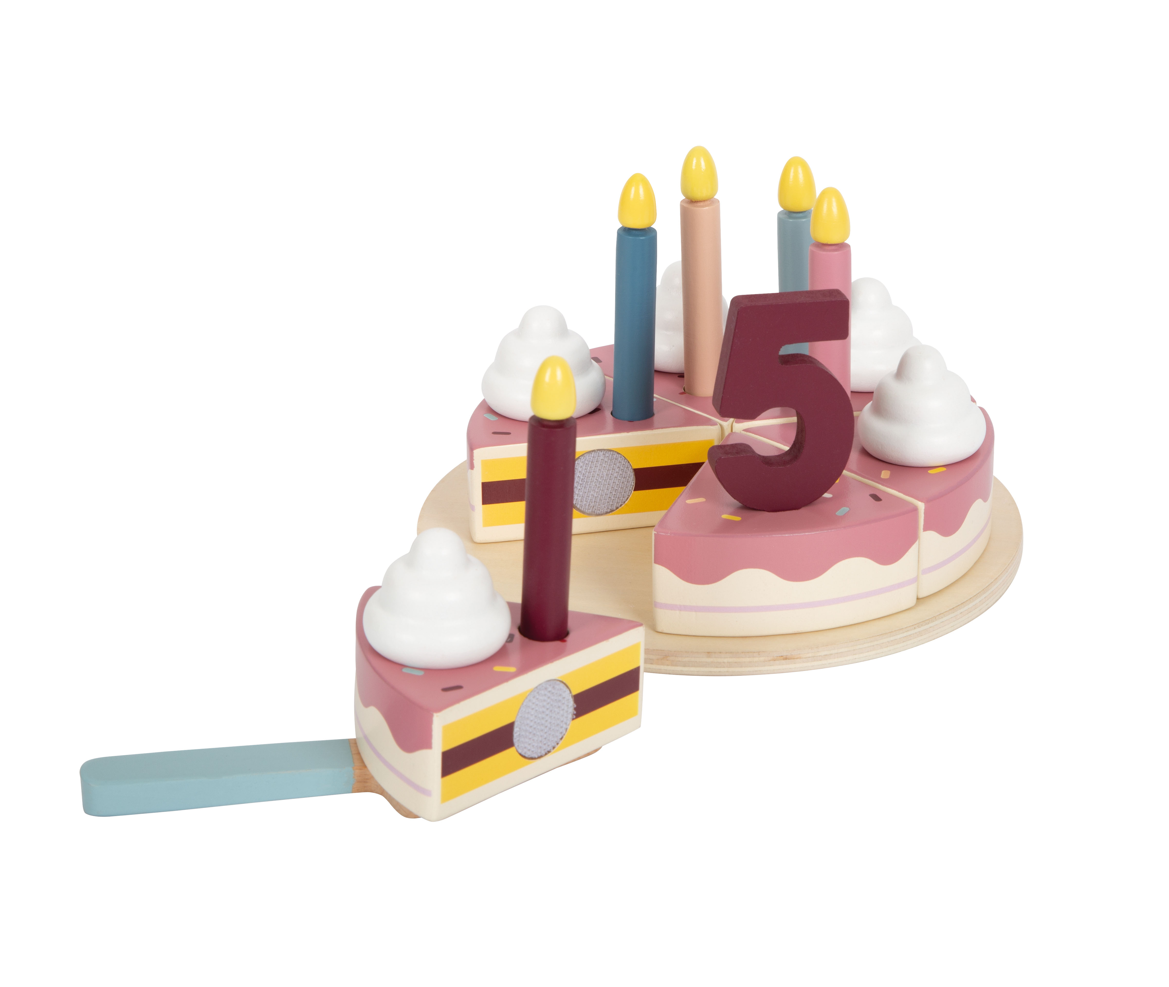 Schneide-Geburtstagstorte „tasty“ für Kinder