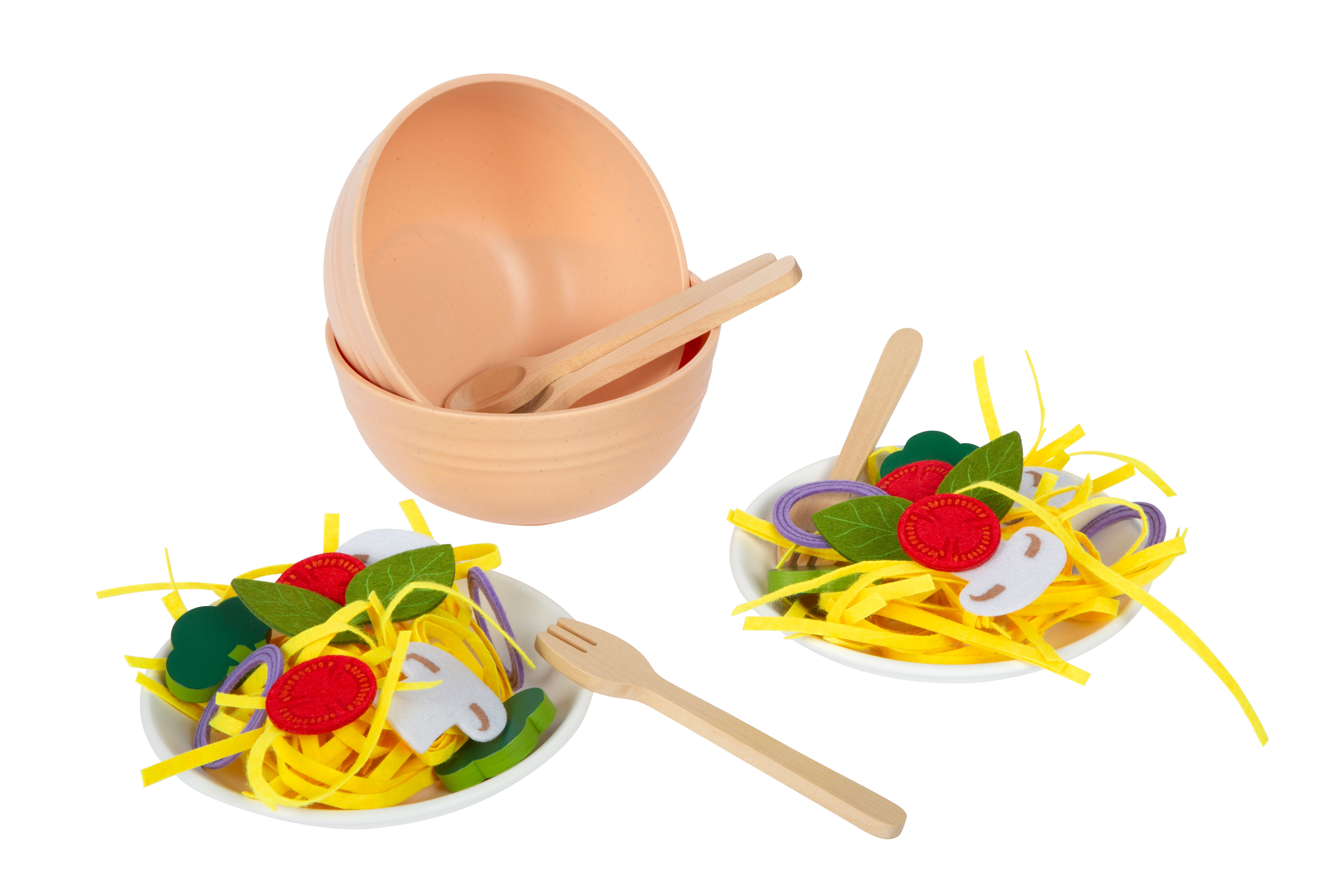 Pasta-Spielset mit Nudeln und Gemüse