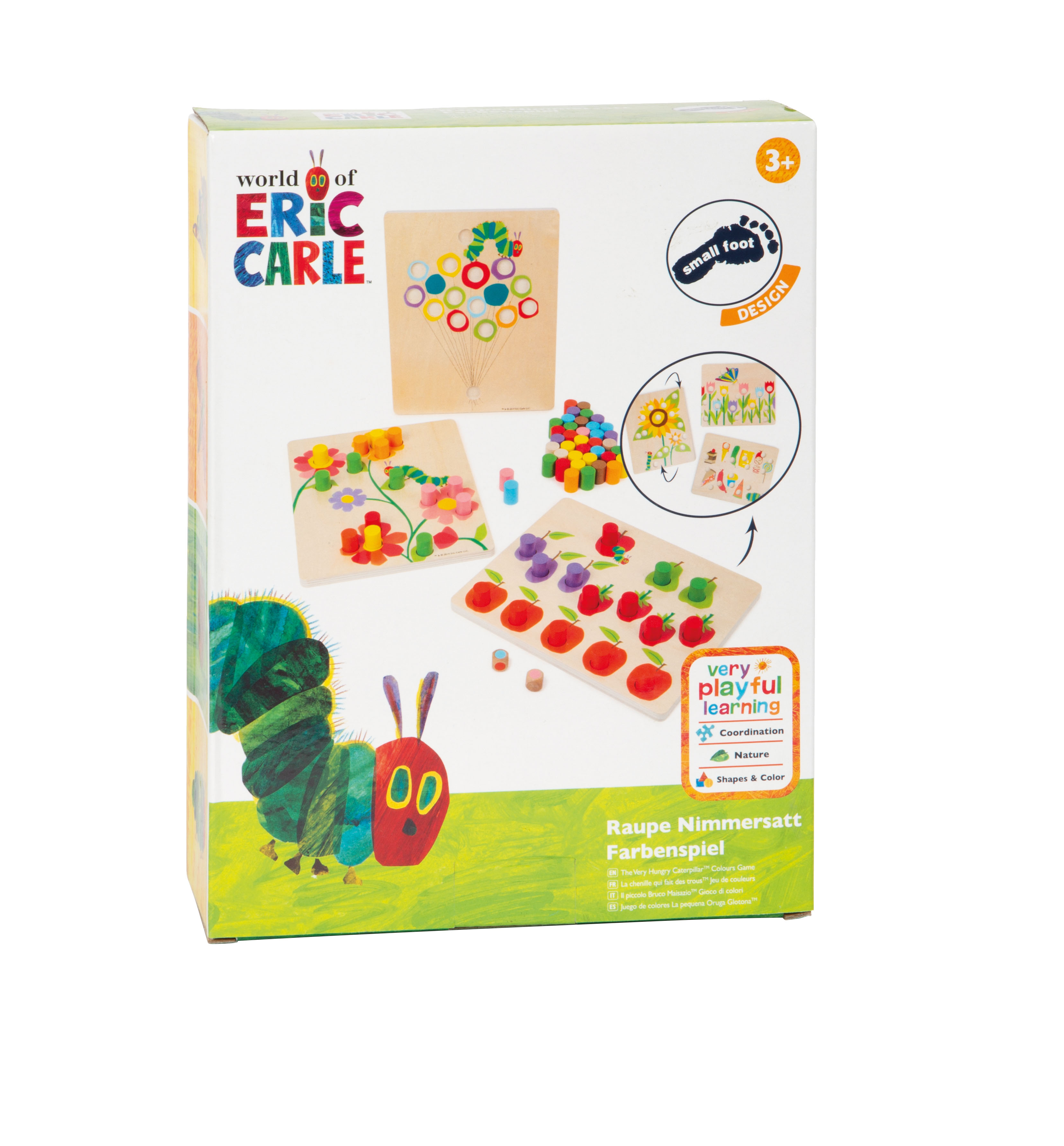 Raupe Nimmersatt Farbenspiel für Kinder