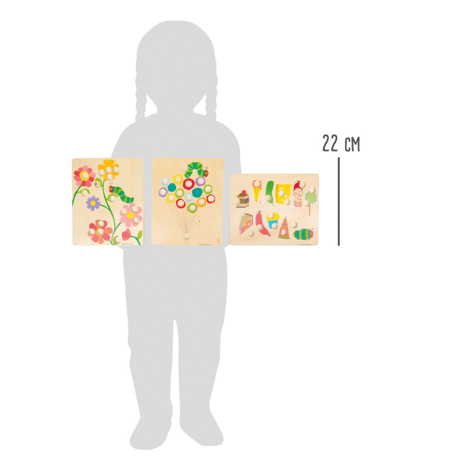 Raupe Nimmersatt Farbenspiel für Kinder