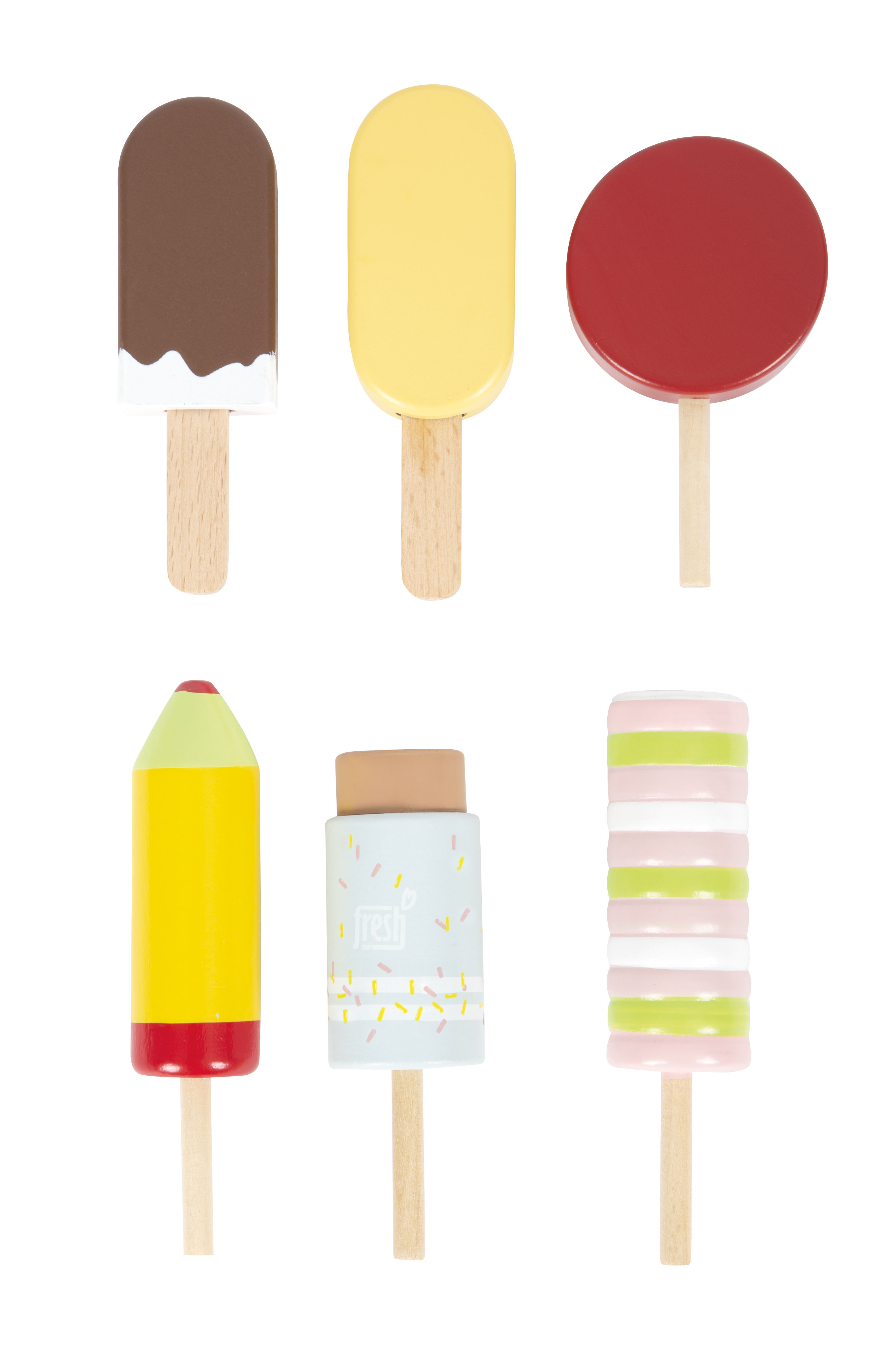 Eisständer aus Holz für Spiel-Eis