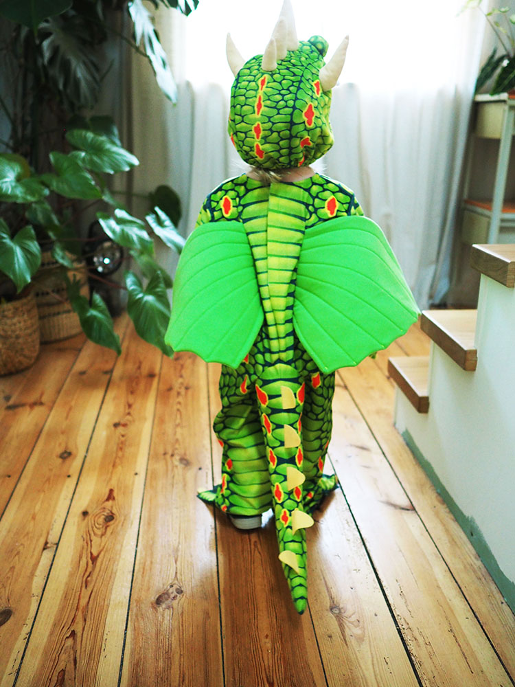 Kostüm Drache Kinderbild zweite Ansicht
