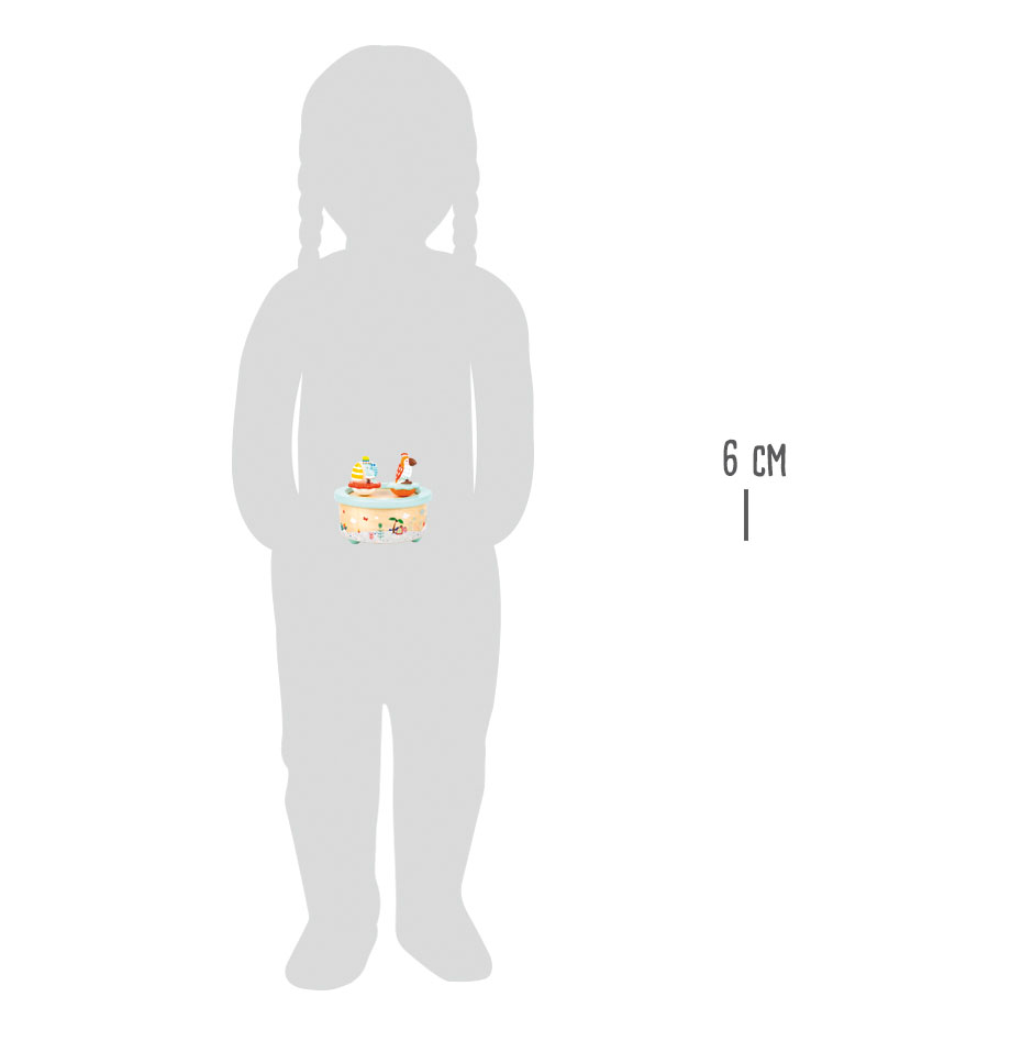 Spieluhr Papagei und Elefant für Kinder