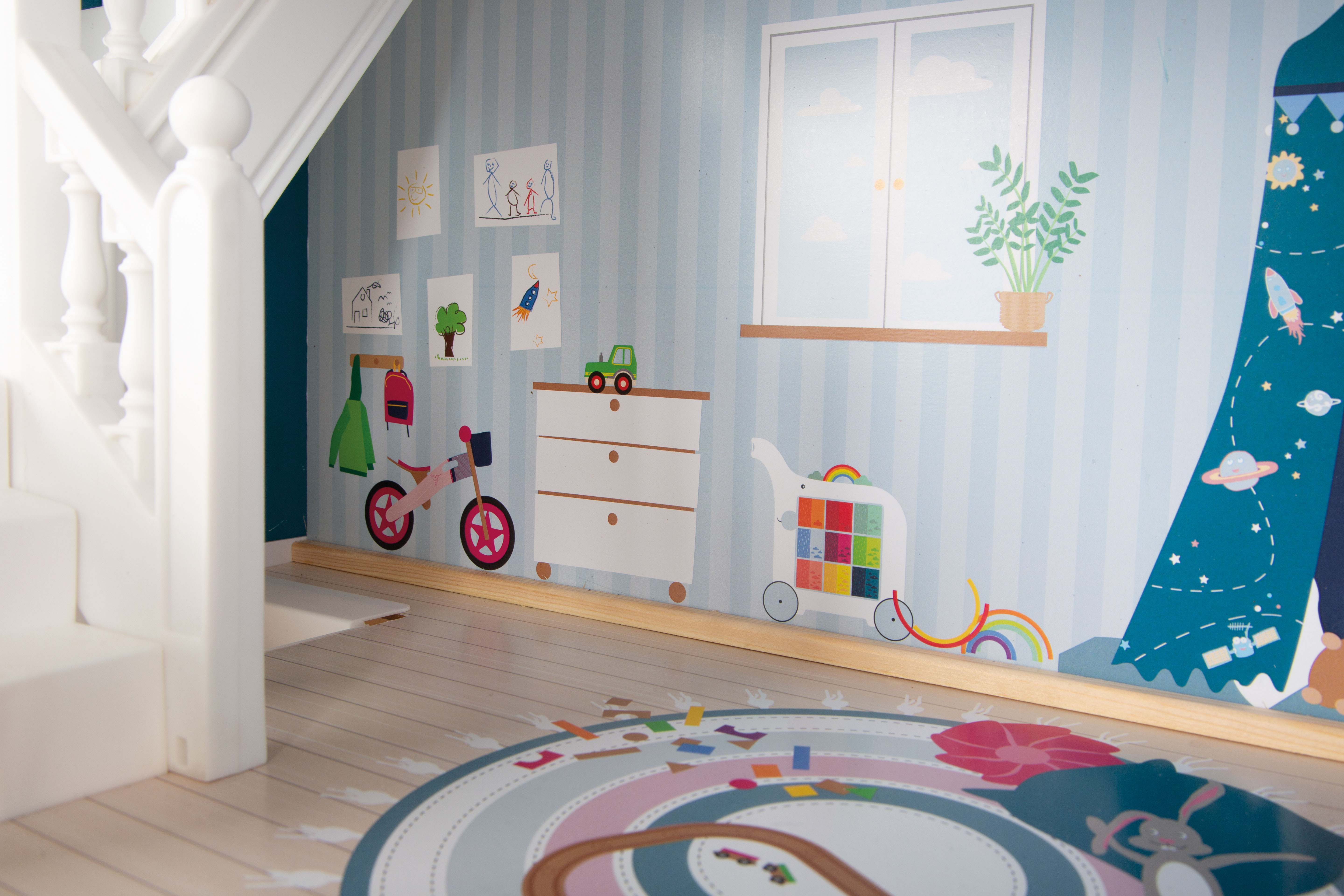 Puppenhaus Stadtvilla für Kinder
