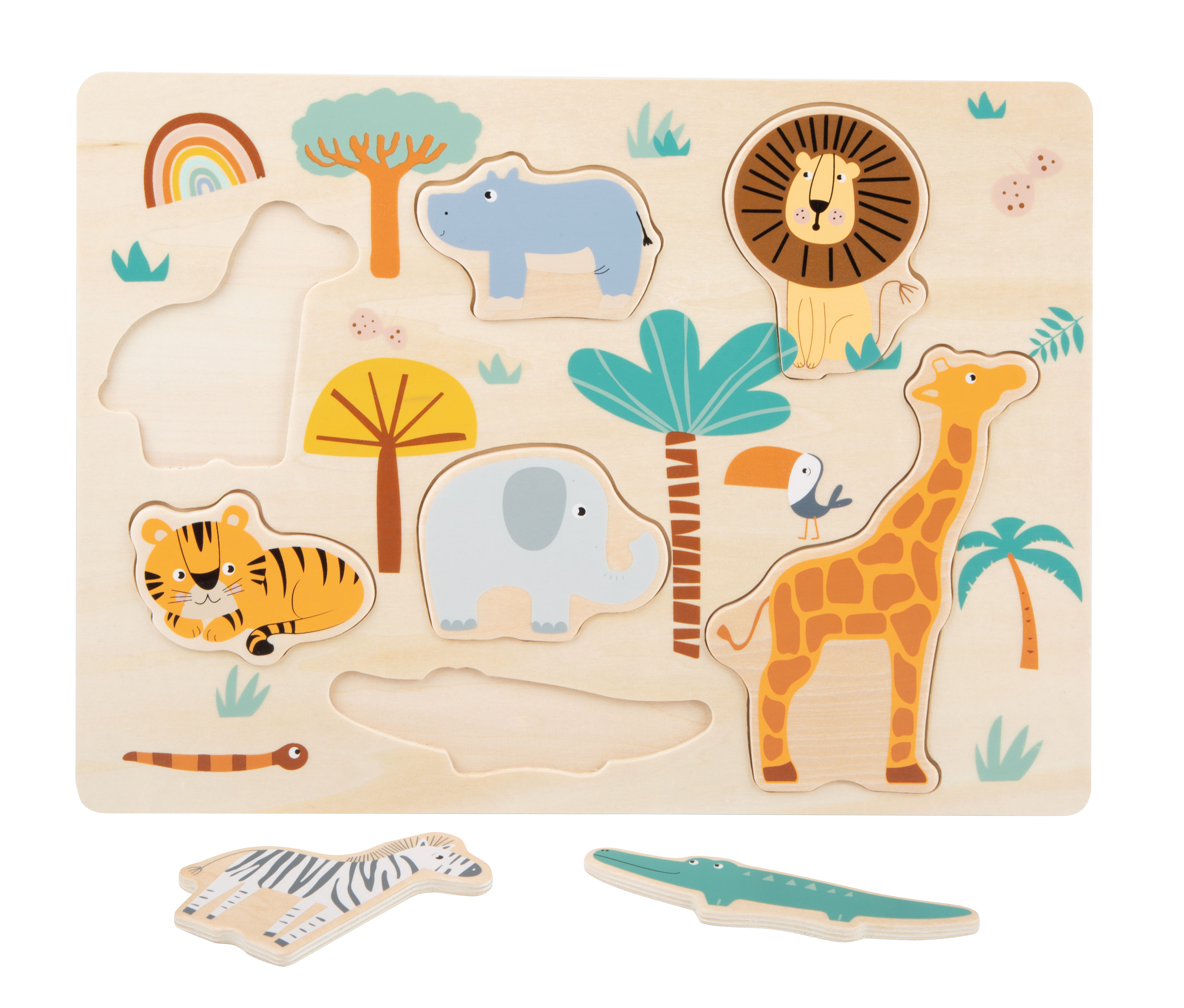 Setzpuzzle „Safari“ für Kinder