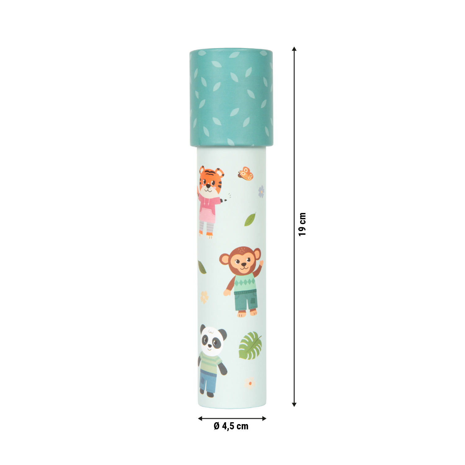 Kaleidoskop Jungle Friends Größen-Skizze