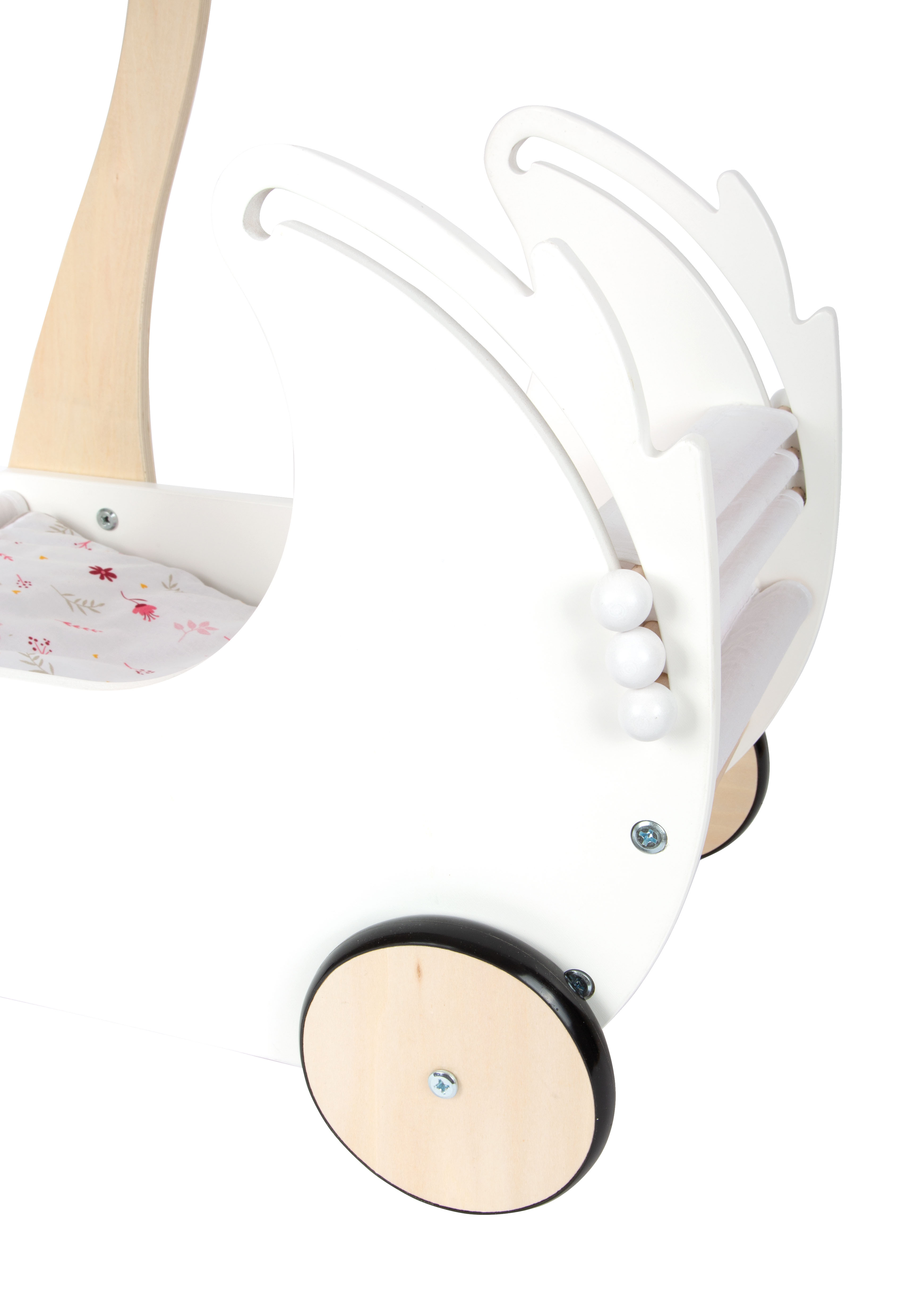 Puppenwagen Schwan für Kinder