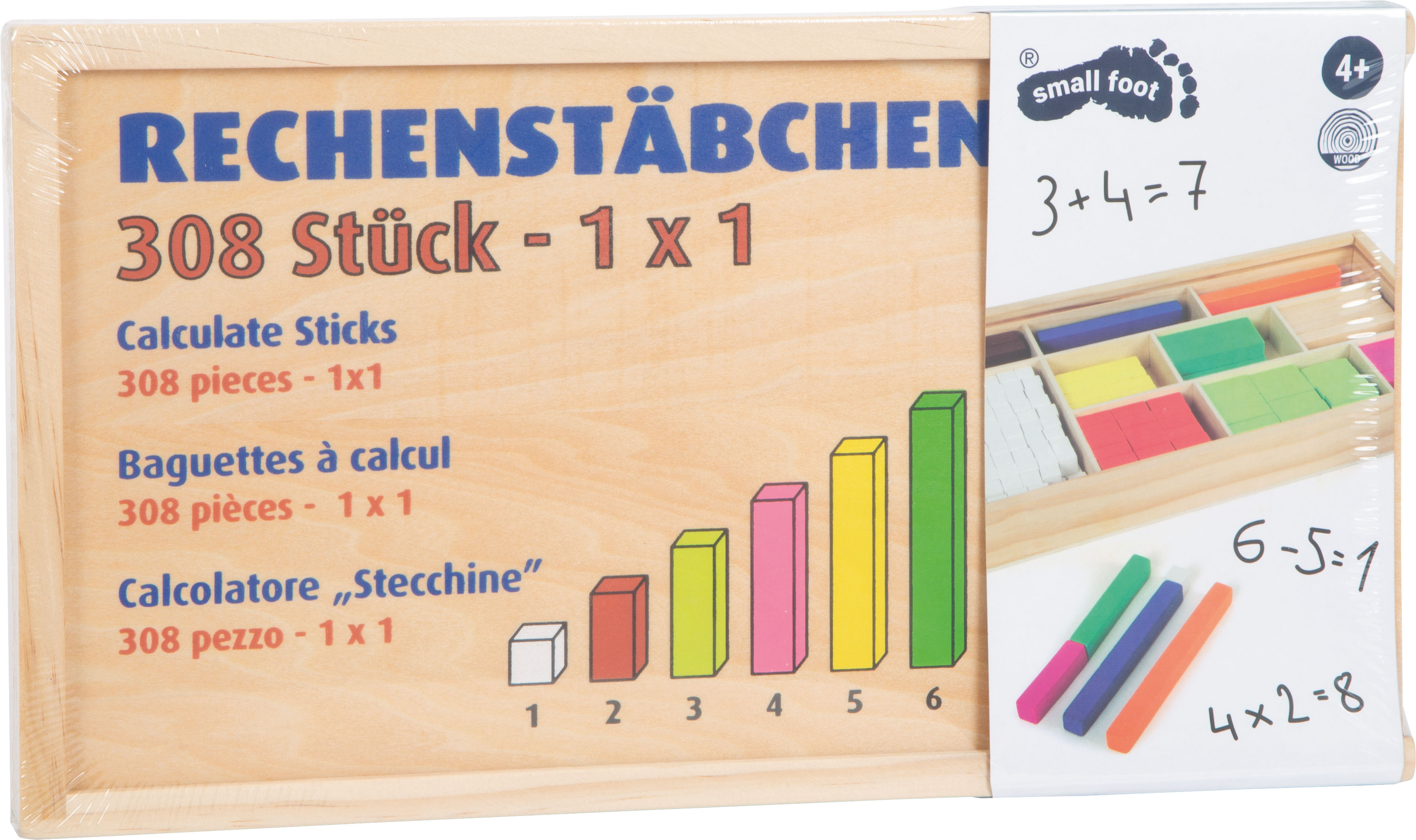 Lernbox Rechenstäbchen für Kinder