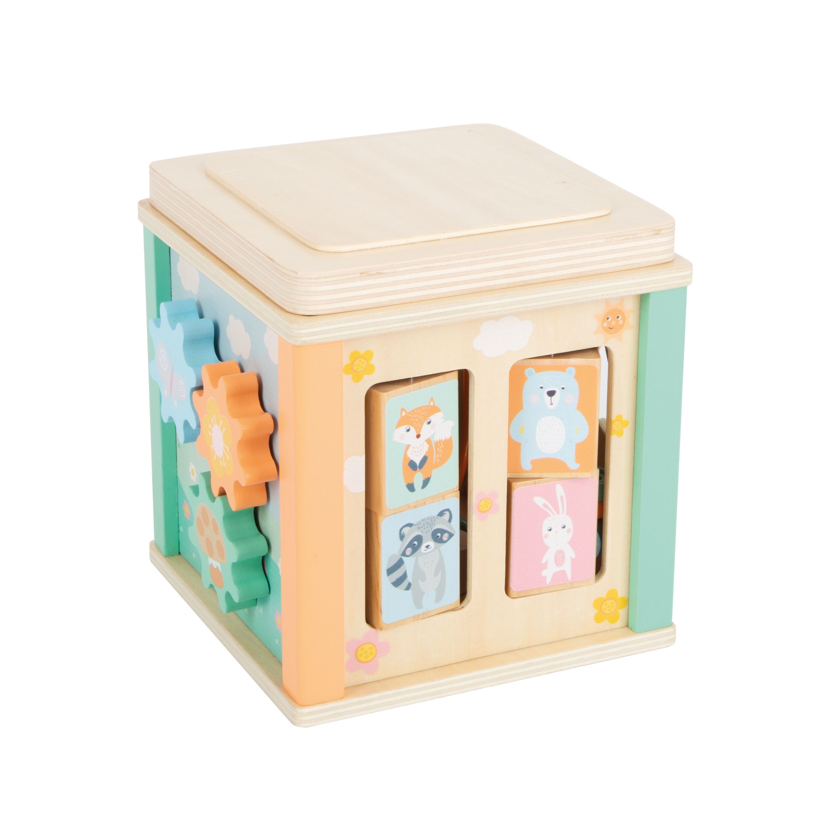 Motorikwürfel Pastell für Kinder