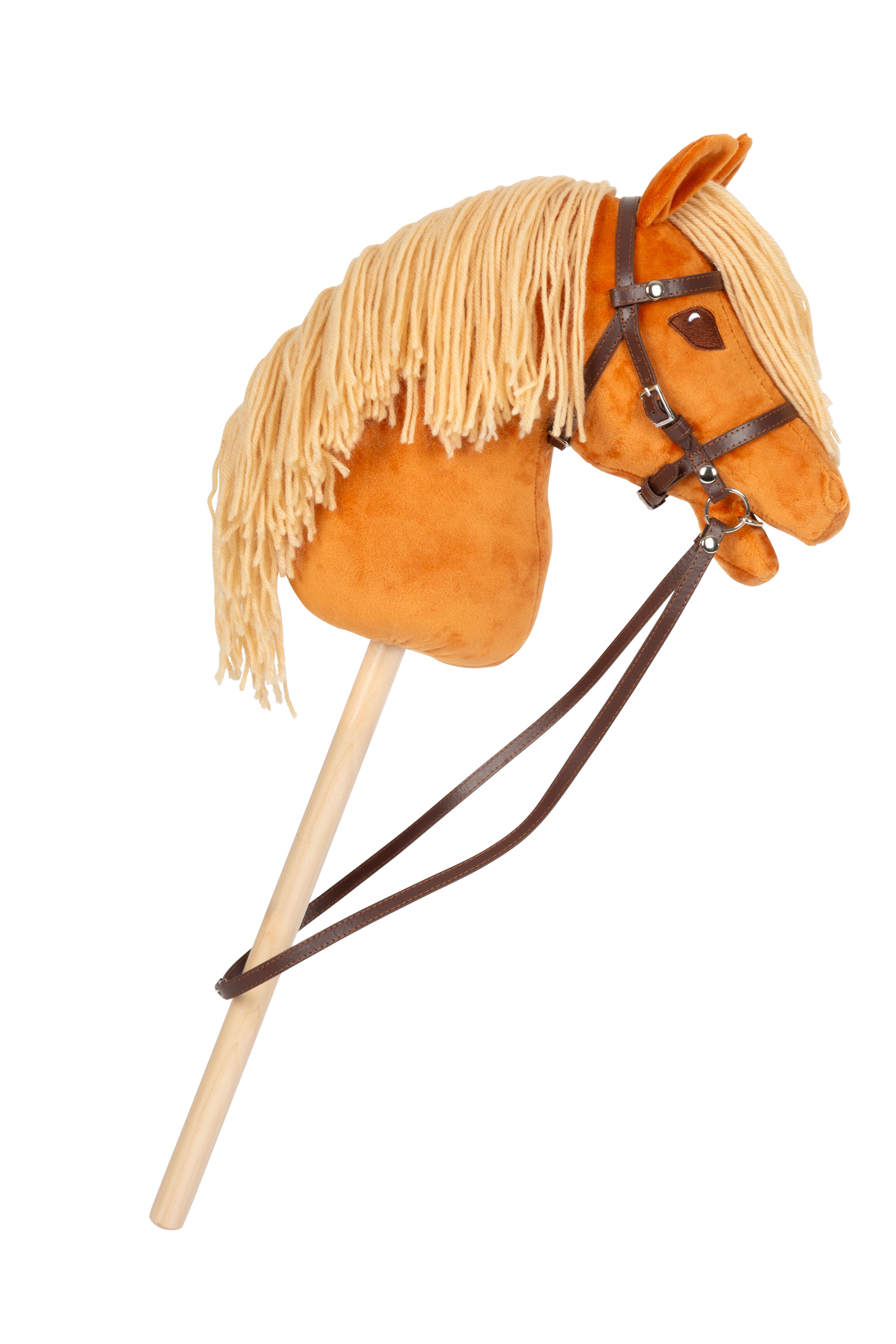 Bibi & Tina Hobby Horse Amadeus von der Seite Ausritt