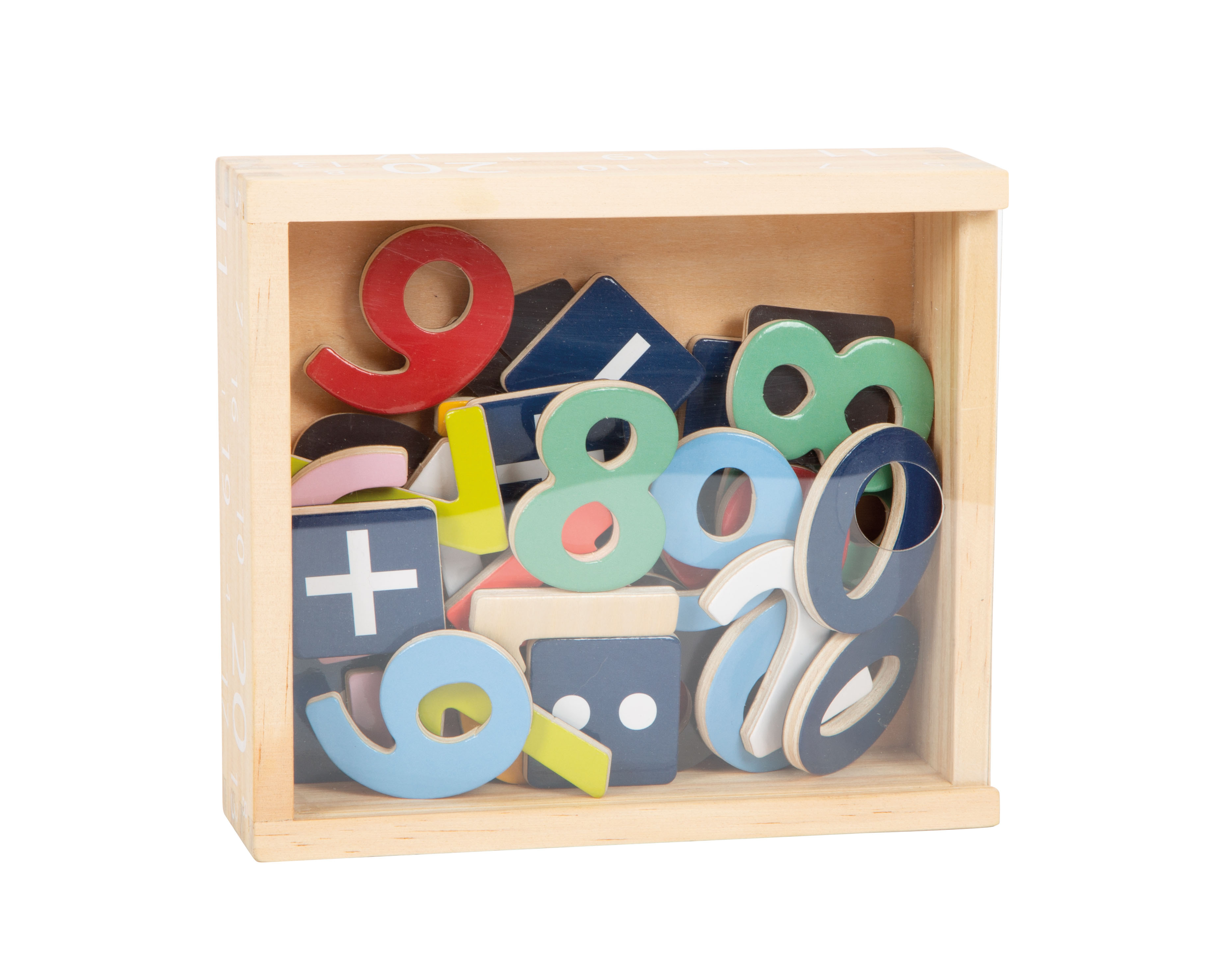 Bunte Magnetzahlen „Educate“ für Kinder